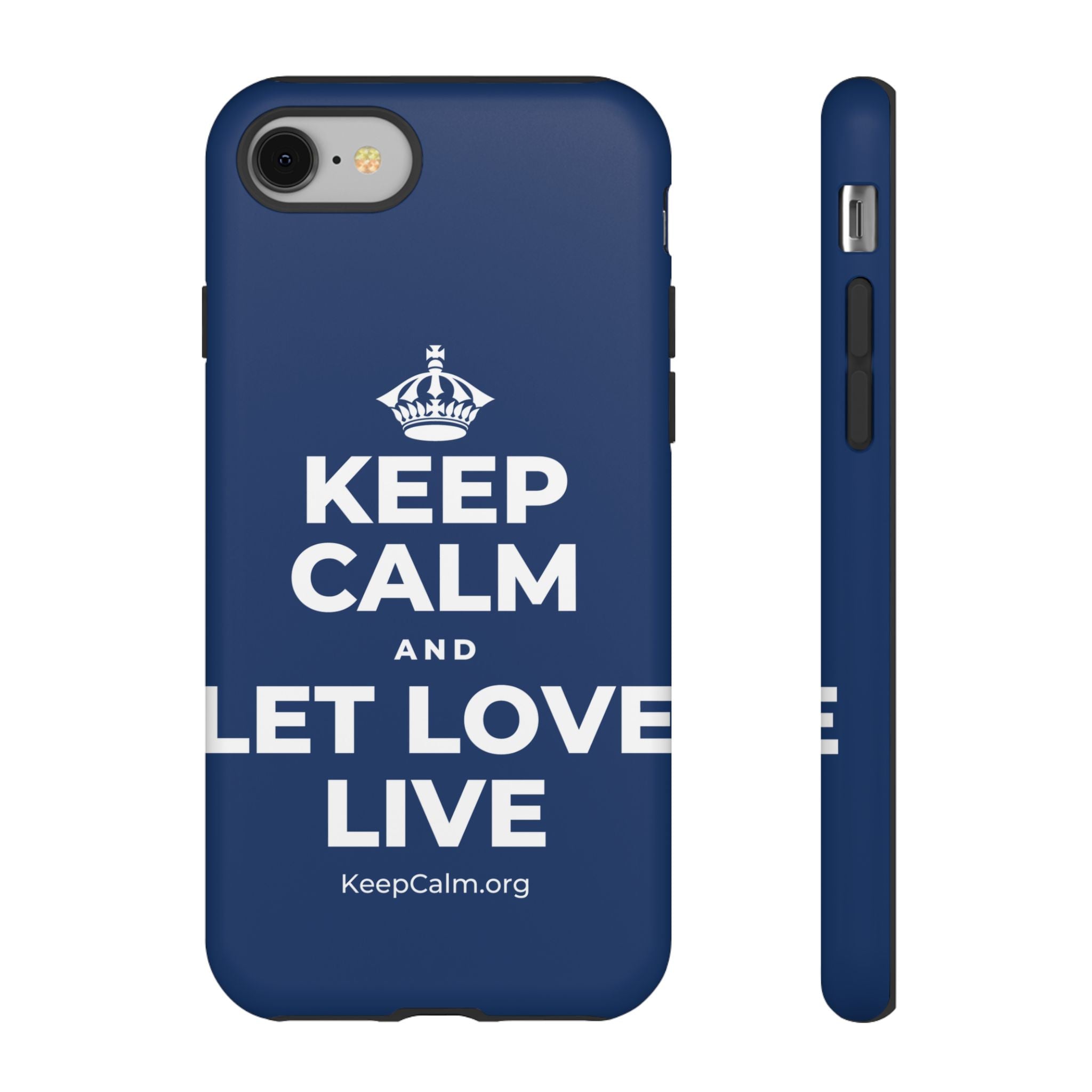 KEEP CALM AND LET LOVE LIVE Phone Case