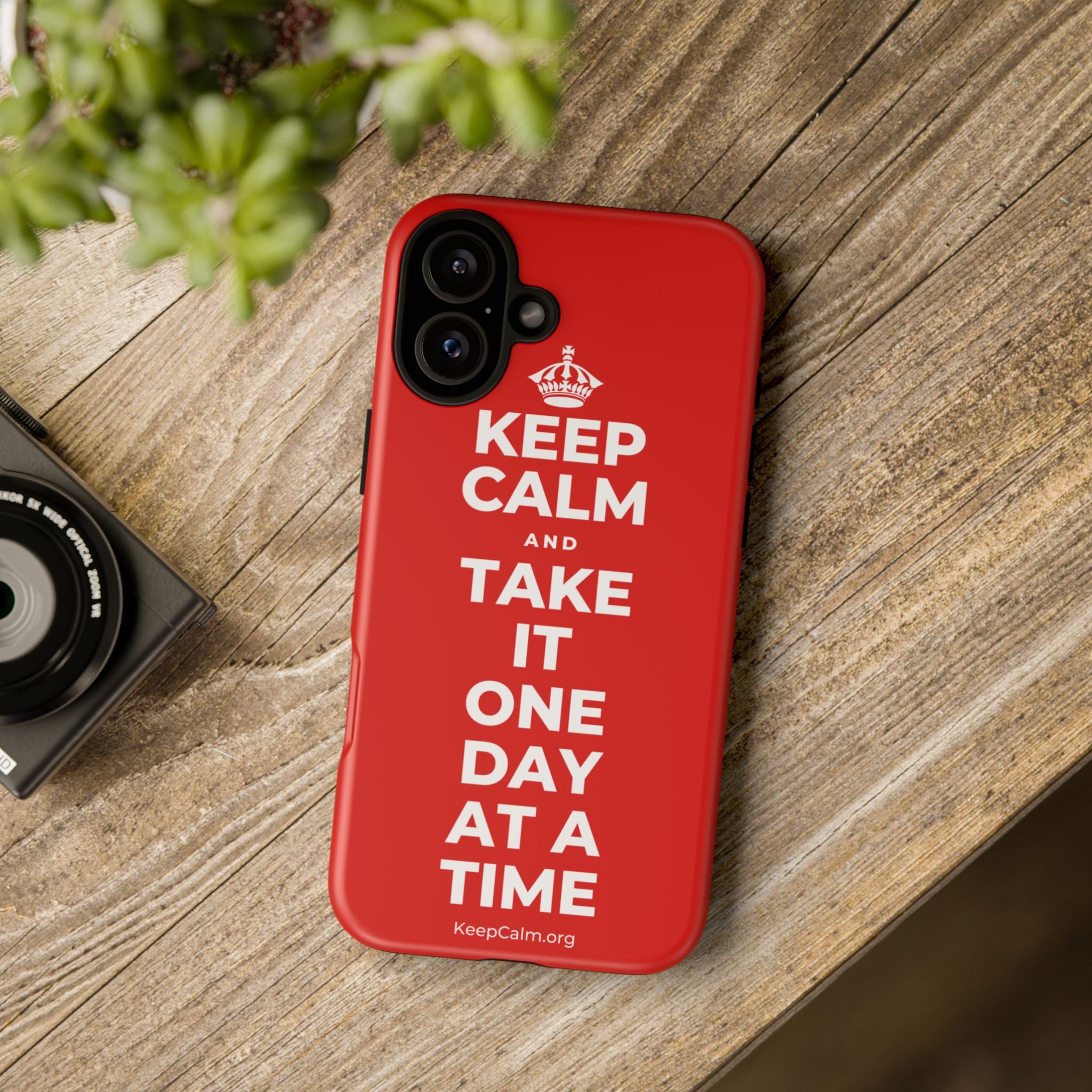 KEEP CALM AND TAKE IT ONE DAY AT A TIME Phone Case