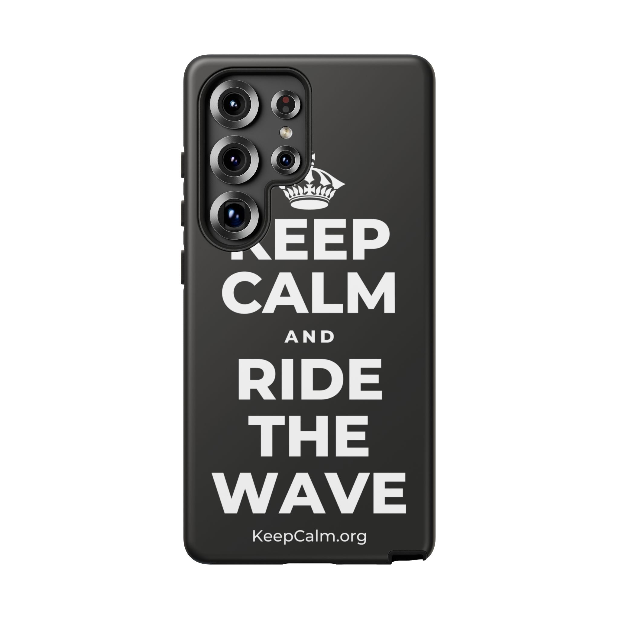 KEEP CALM AND RIDE THE WAVE Phone Case