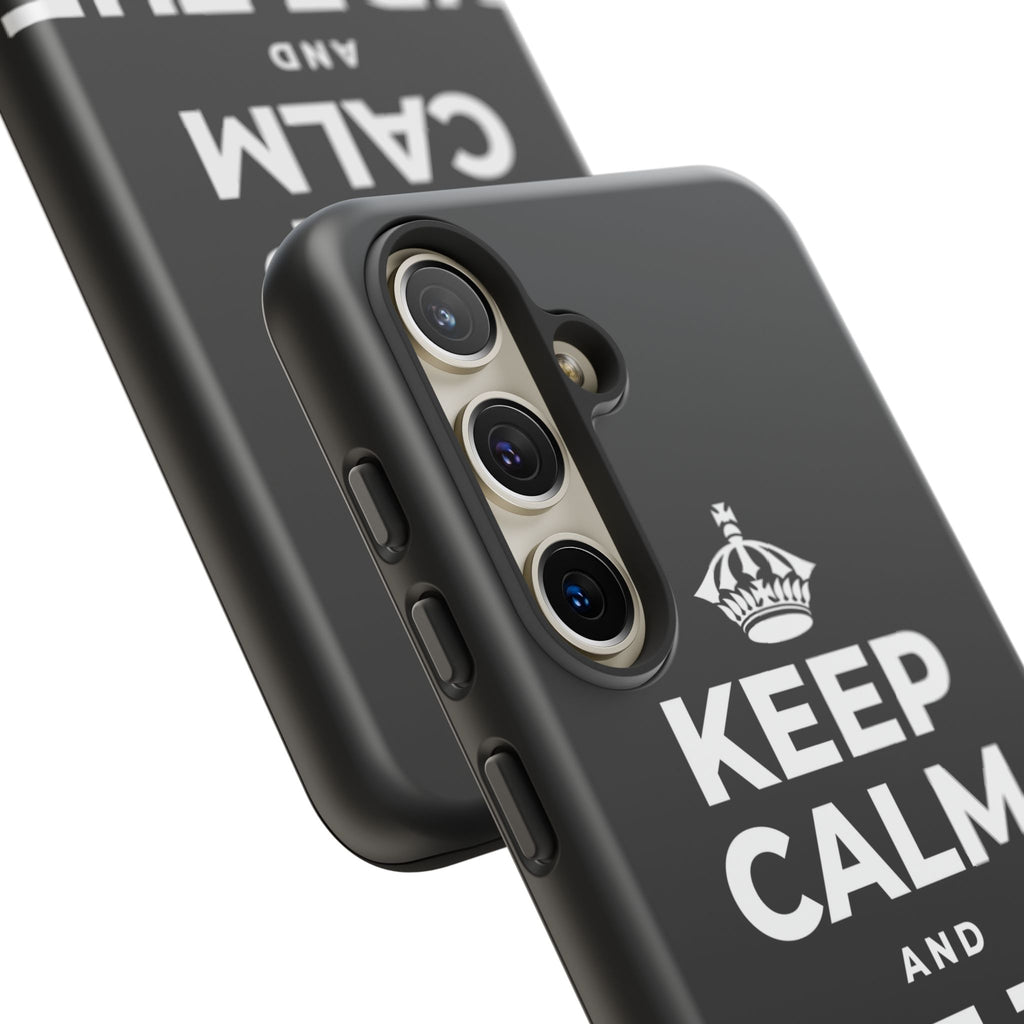 KEEP CALM AND RIDE THE WAVE Phone Case