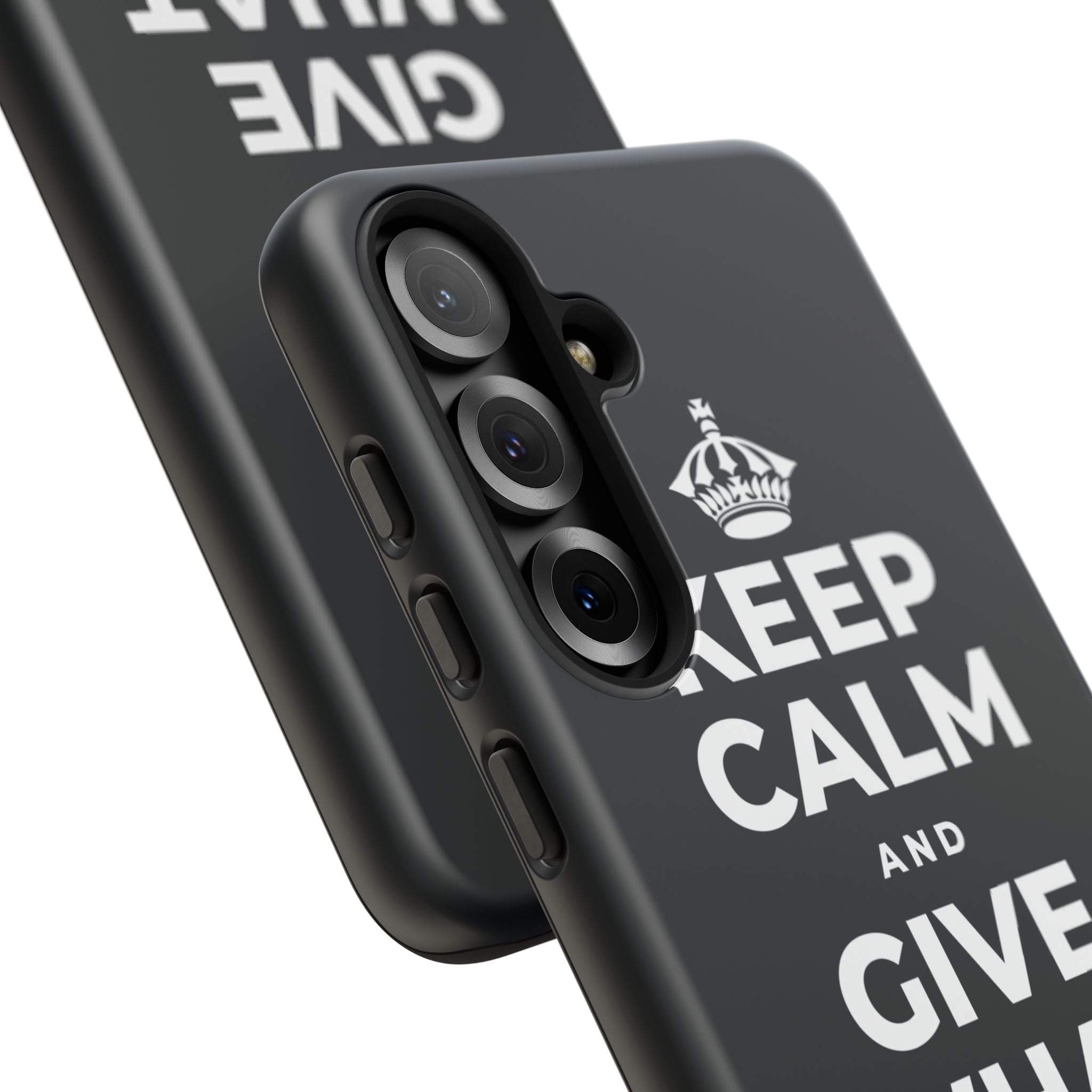 KEEP CALM AND GIVE WHAT YOU CAN Phone Case (Dark)