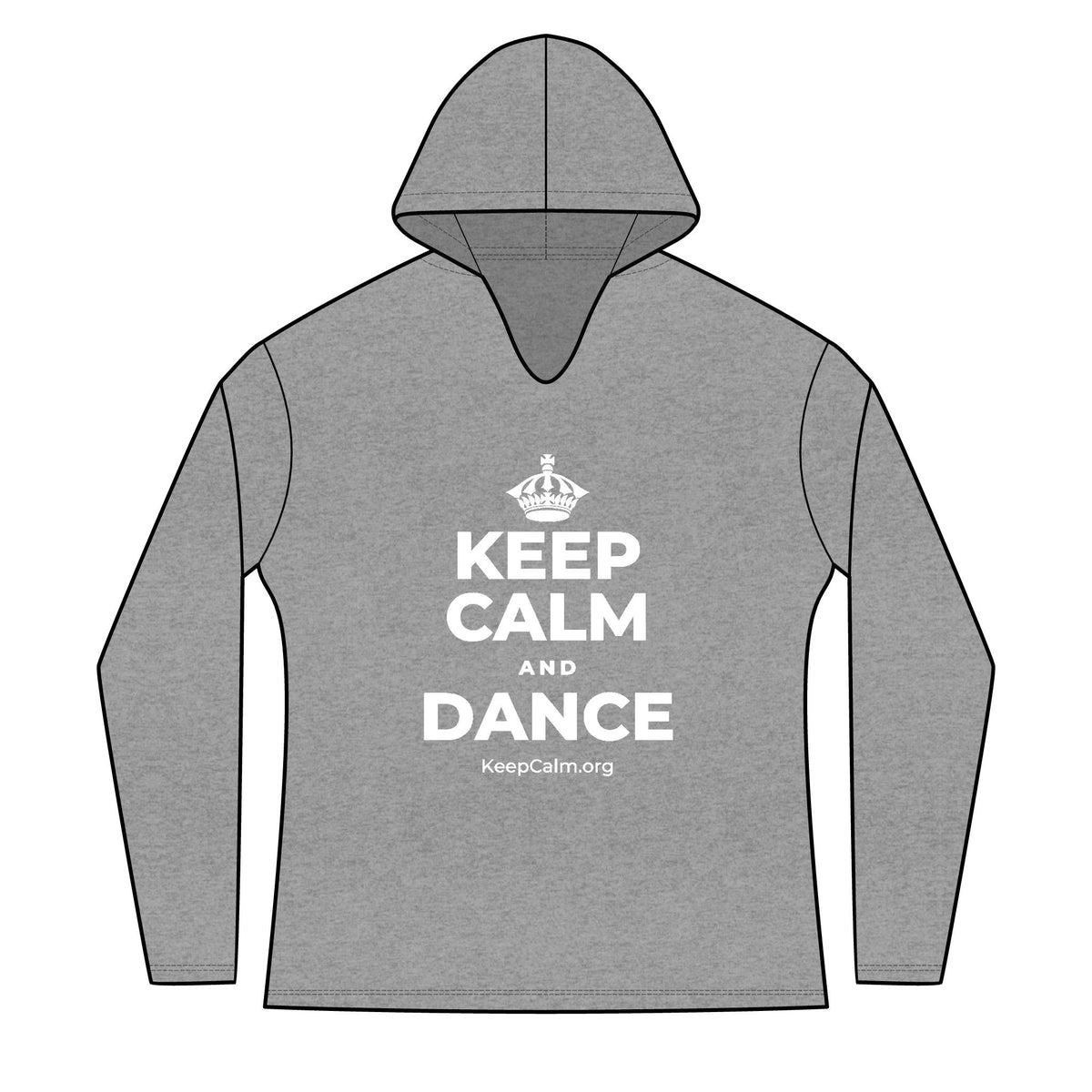 KEEP CALM AND DANCE Women's Long Sleeve Hoodie