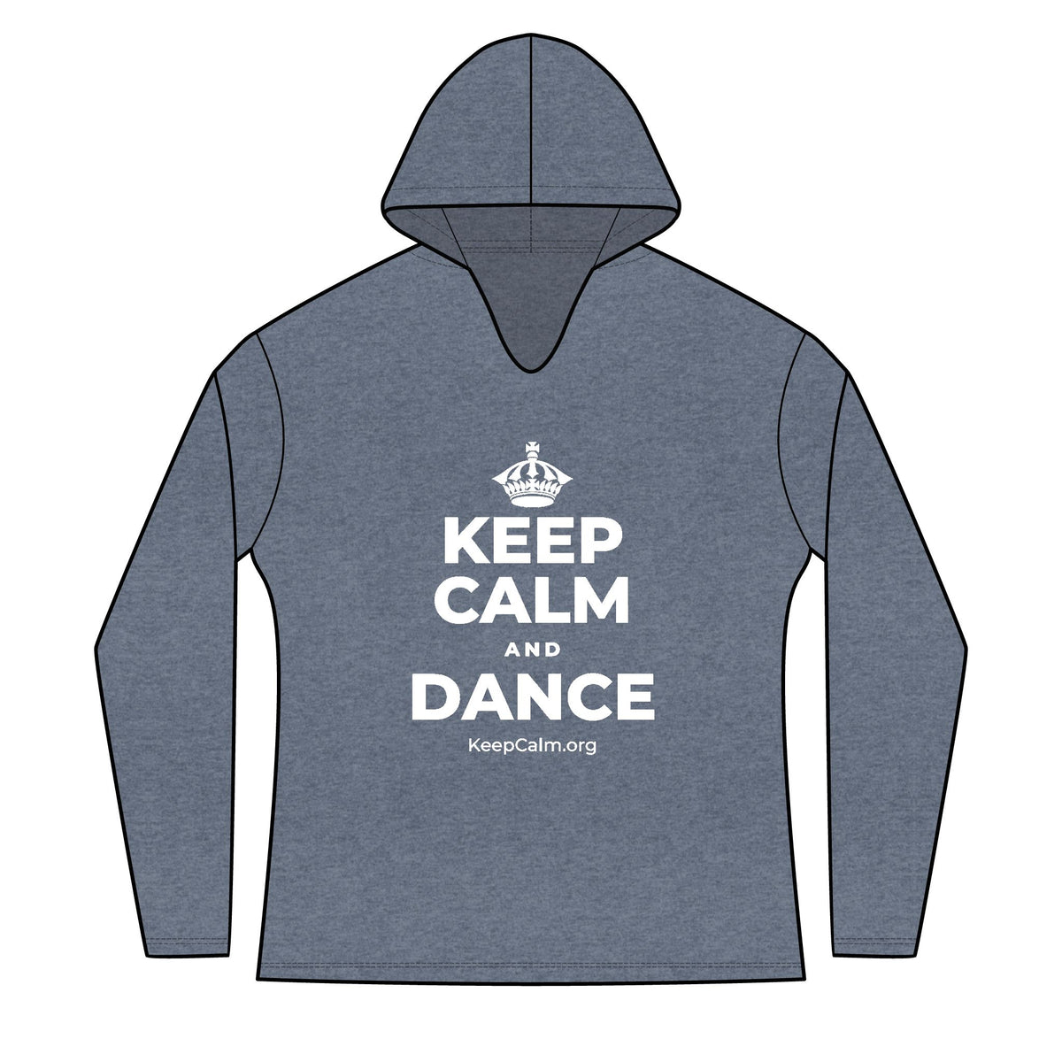 KEEP CALM AND DANCE Women's Long Sleeve Hoodie
