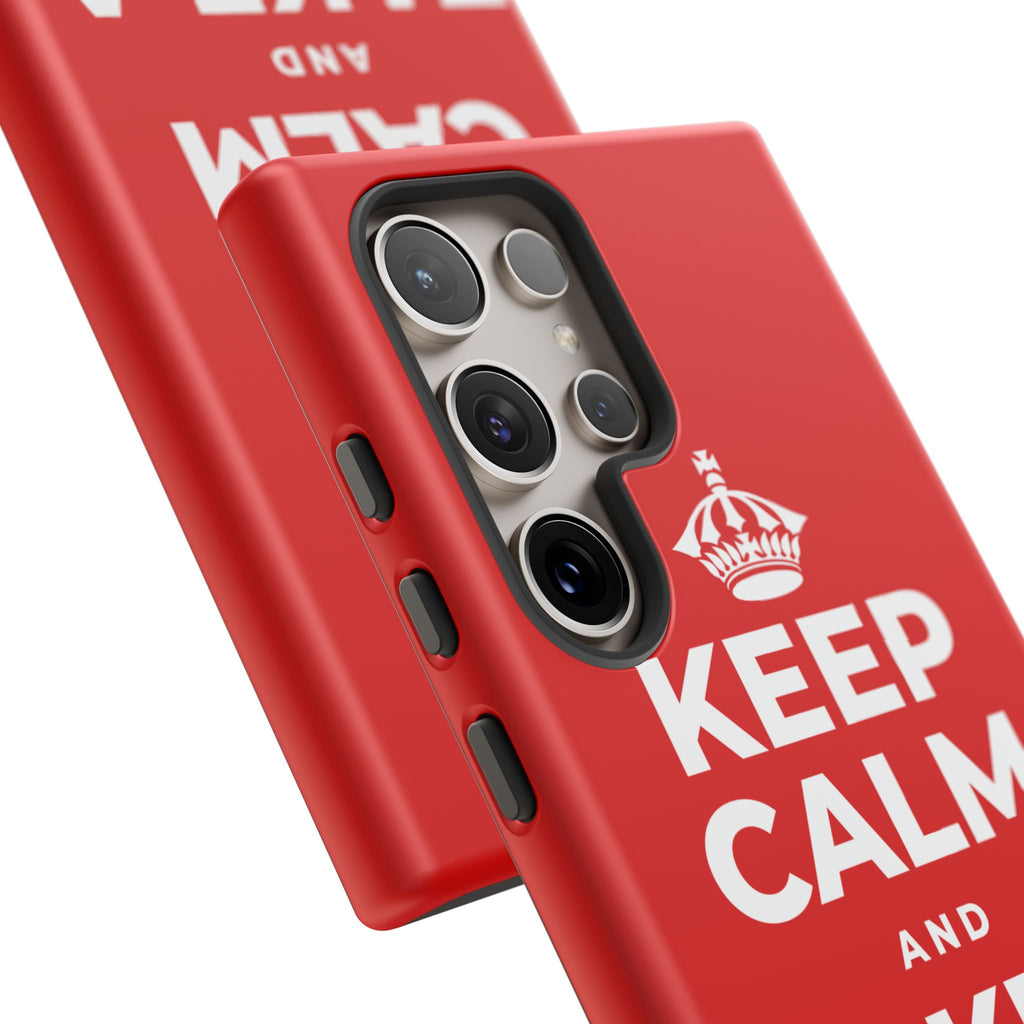 KEEP CALM AND TAKE A BOW Phone Case