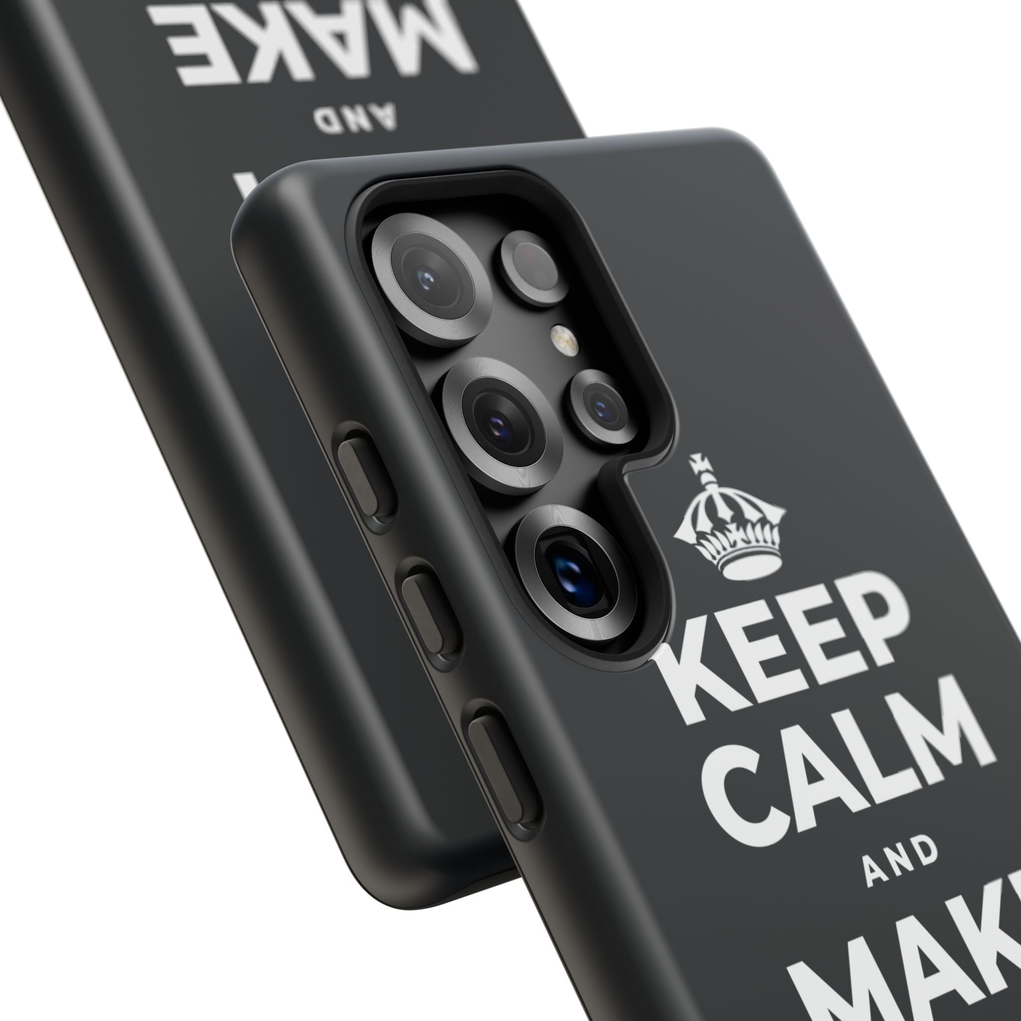 KEEP CALM AND MAKE YOUR MOVE Phone Case (Dark)