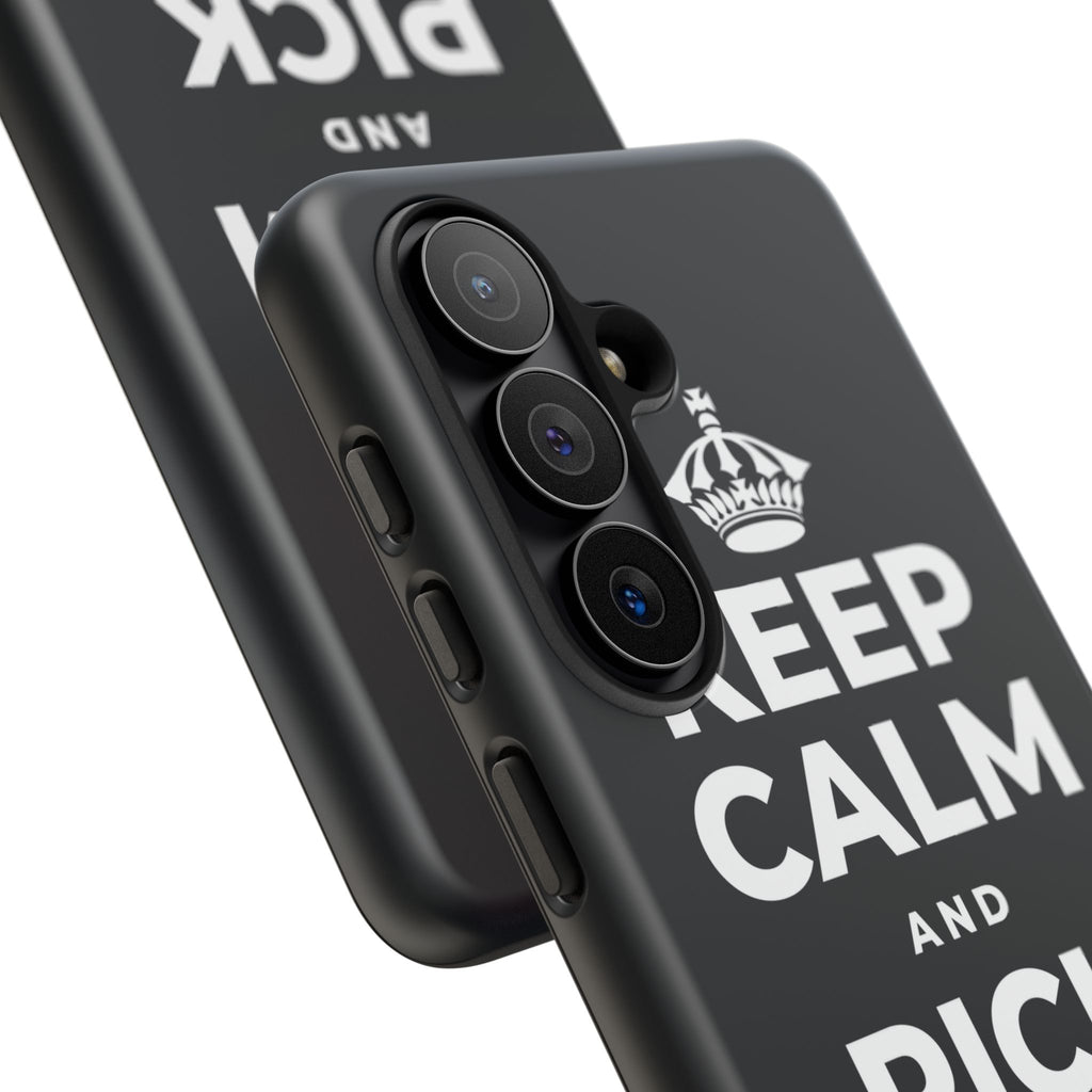 KEEP CALM AND PICK YOUR BATTLE Phone Case (Dark)