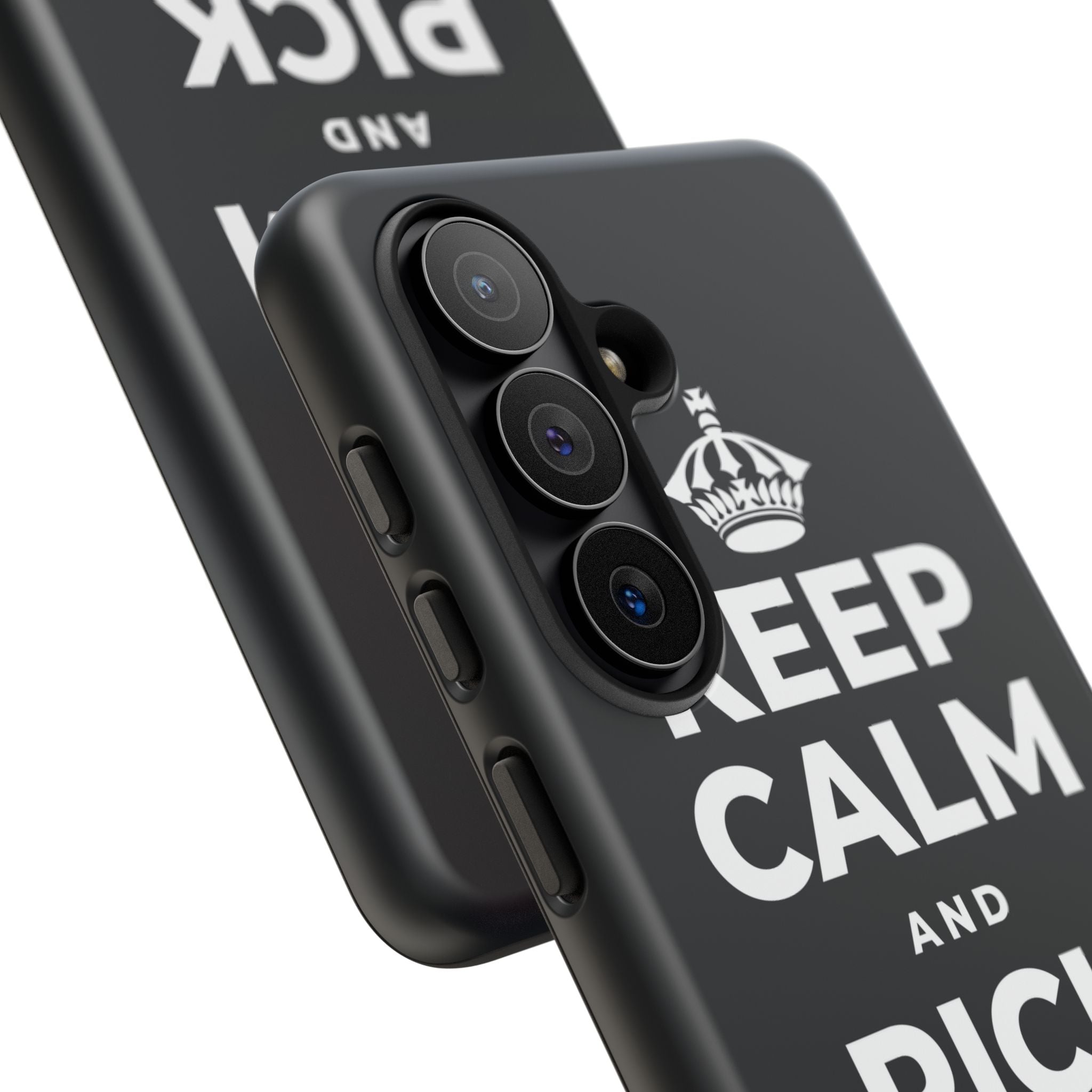 KEEP CALM AND PICK YOUR BATTLE Phone Case (Dark)