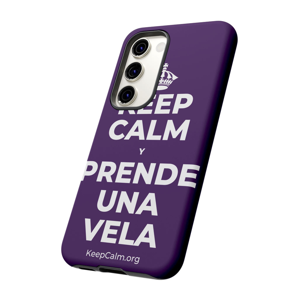 KEEP CALM Y PRENDE UNA VELA Phone Case