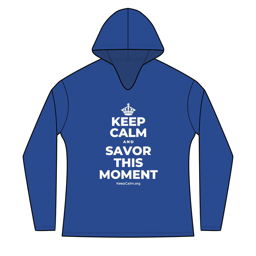 KEEP CALM AND SAVOR THIS MOMENT Women's Long Sleeve Hoodie