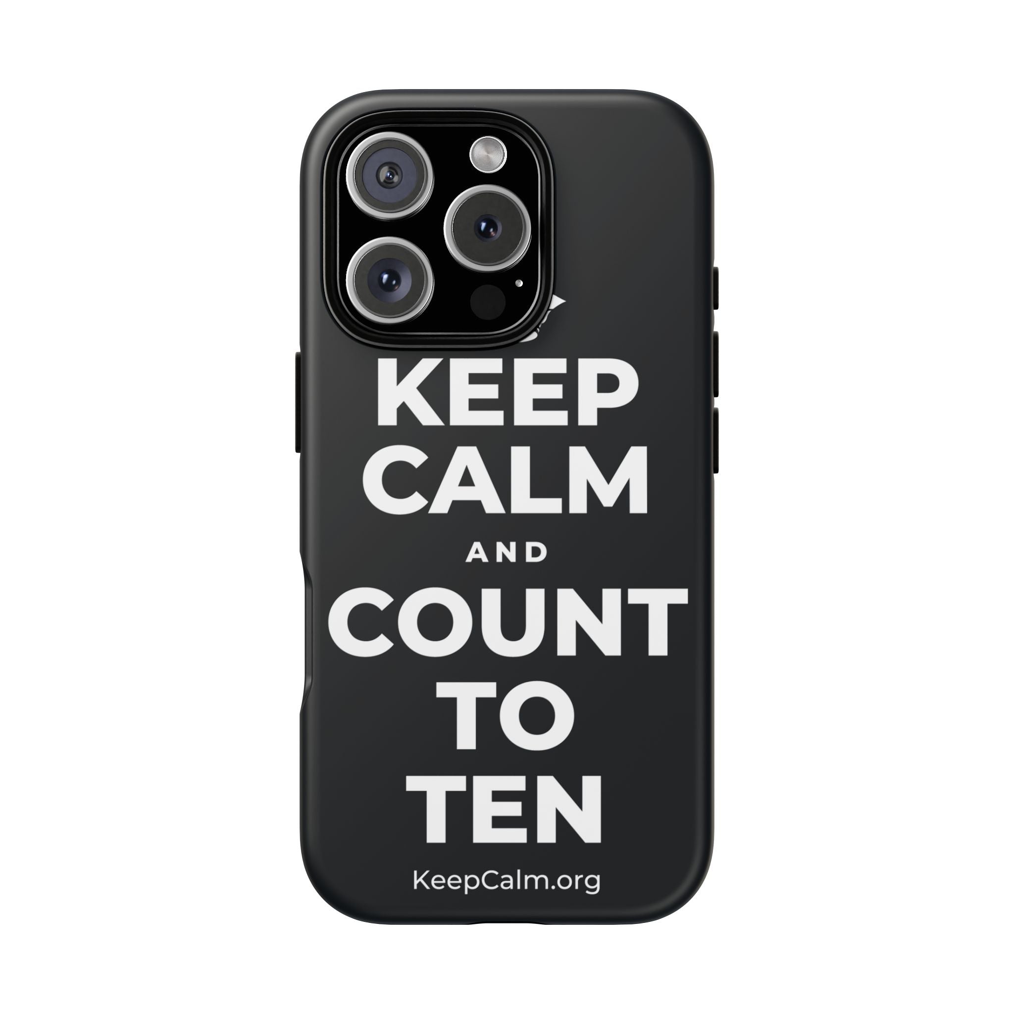 KEEP CALM AND COUNT TO TEN Phone Case (Dark)
