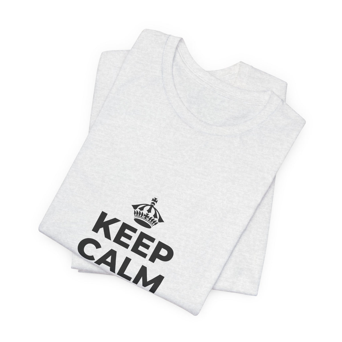 KEEP CALM AND UNCLENCH T-Shirt (Soft Cream–Heather Mauve)