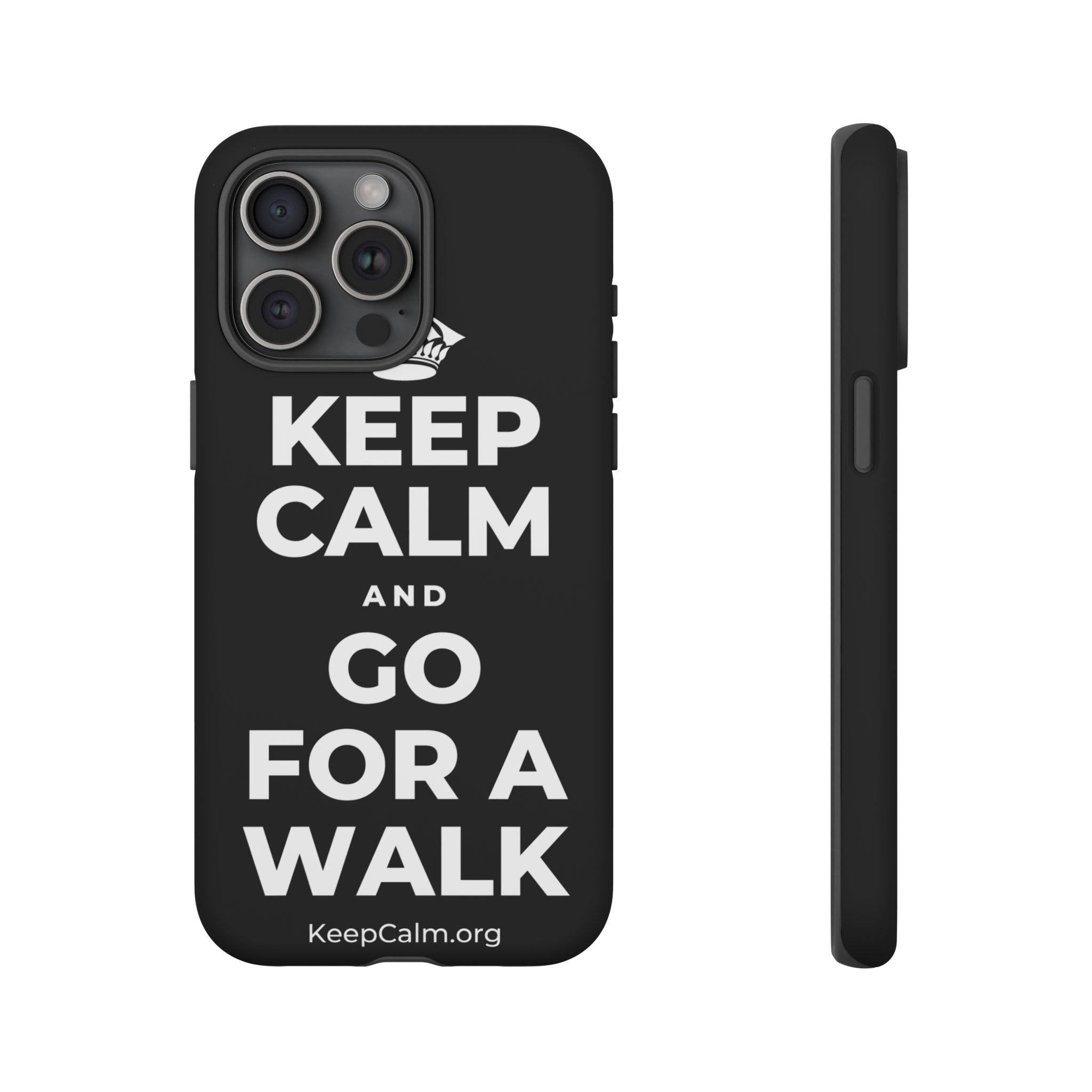 KEEP CALM AND GO FOR A WALK Phone Case
