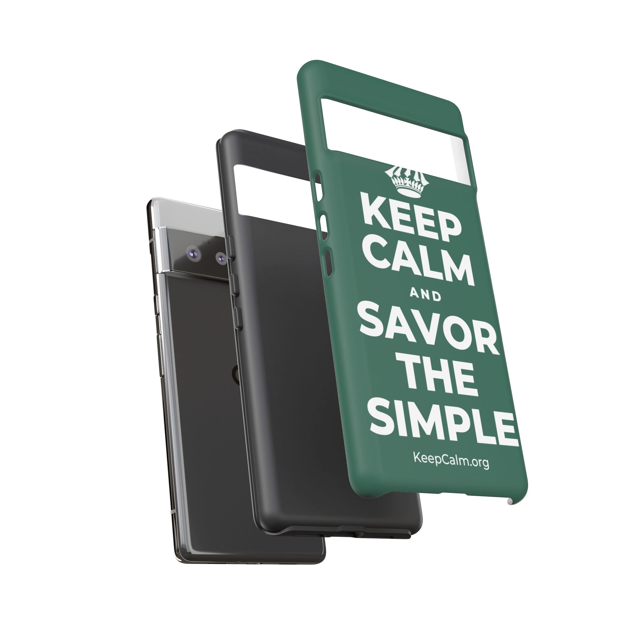 KEEP CALM AND SAVOR THE SIMPLE Phone Case