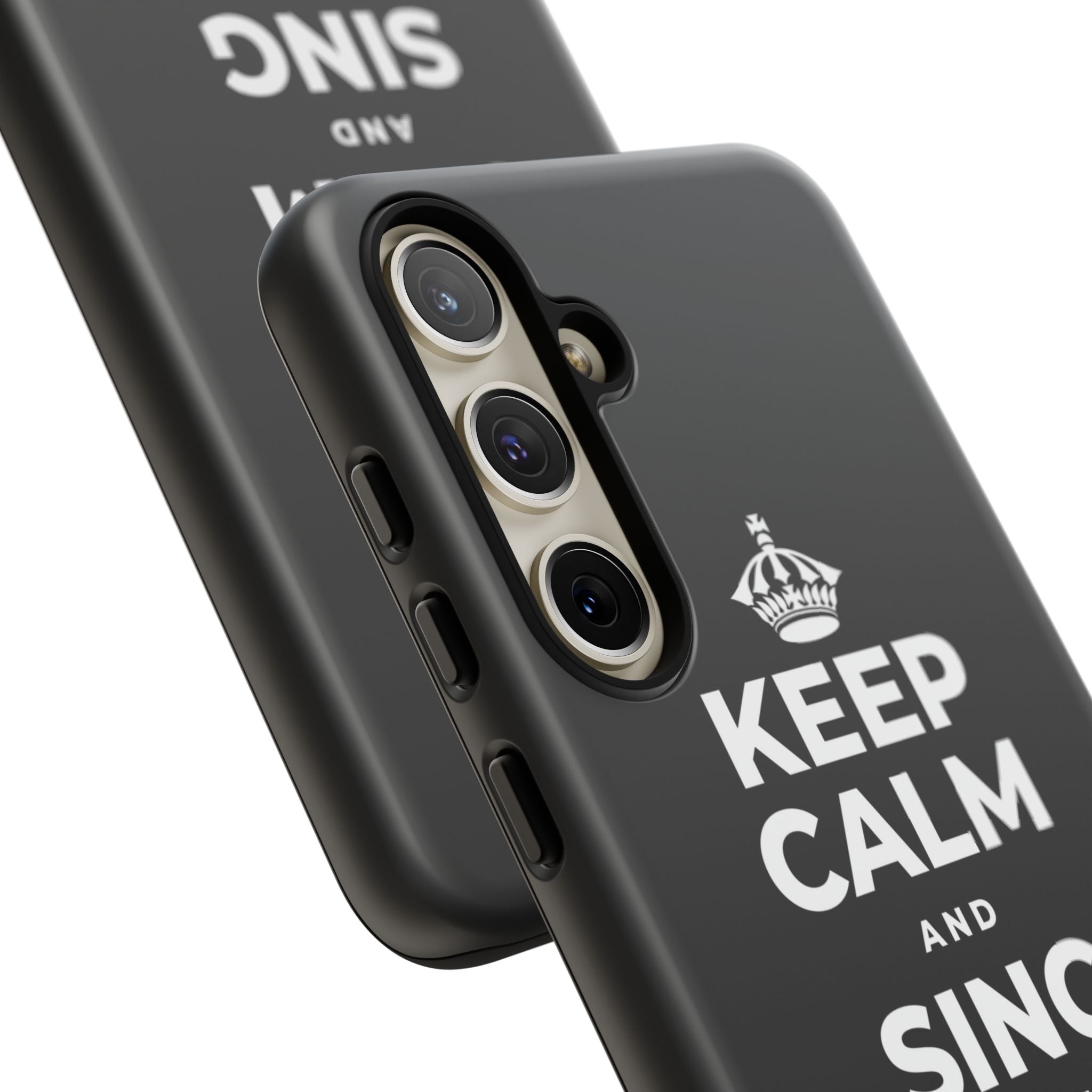 KEEP CALM AND SING WHILE YOU COOK Phone Case