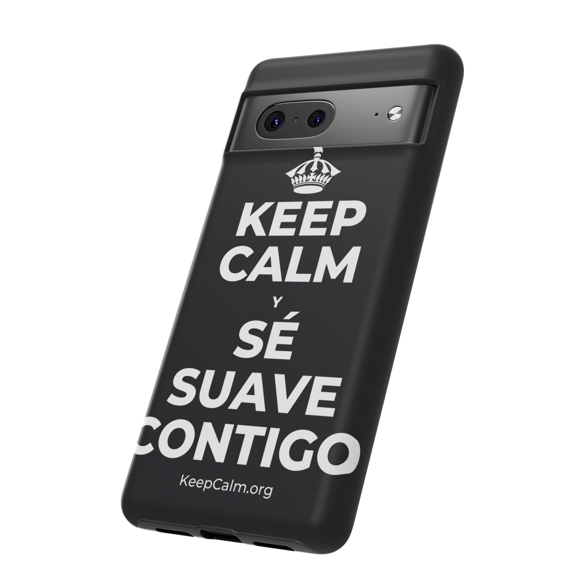 KEEP CALM Y SÉ SUAVE CONTIGO Phone Case (Dark)