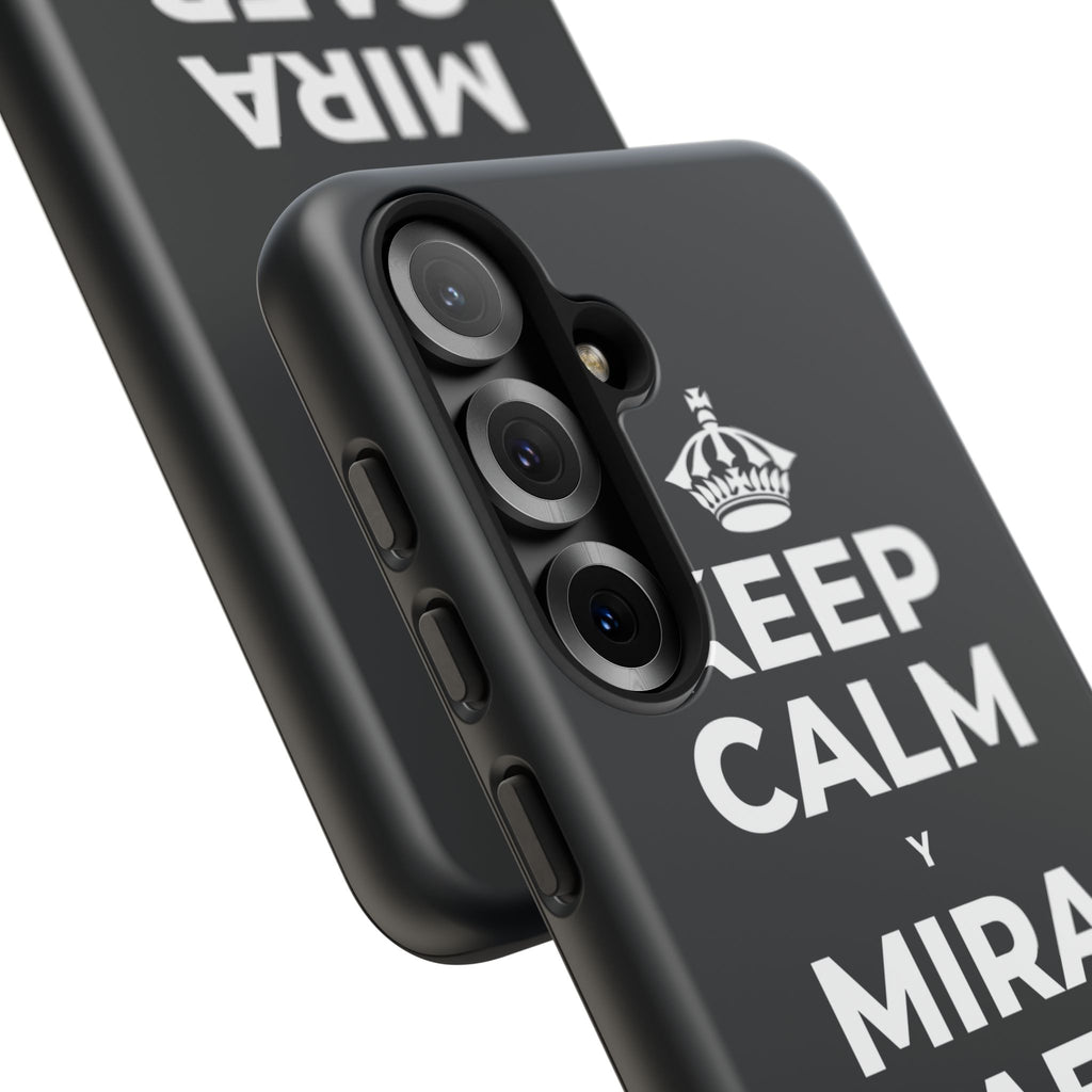 KEEP CALM Y MIRA CAER LA NIEVE Phone Case (Dark)