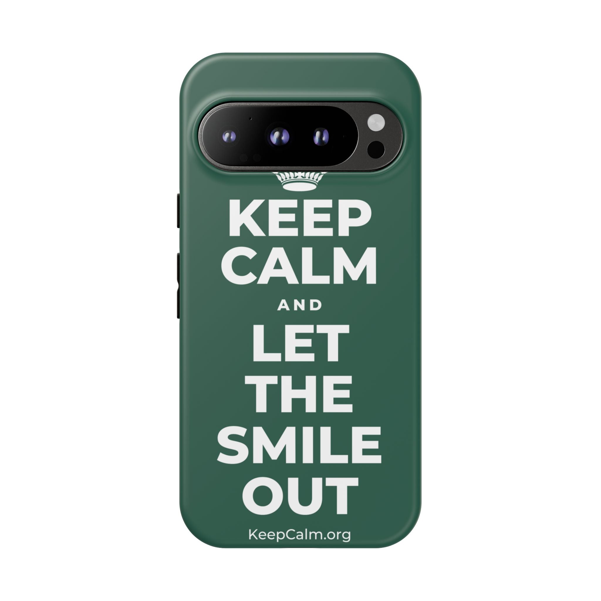 KEEP CALM AND LET THE SMILE OUT Phone Case