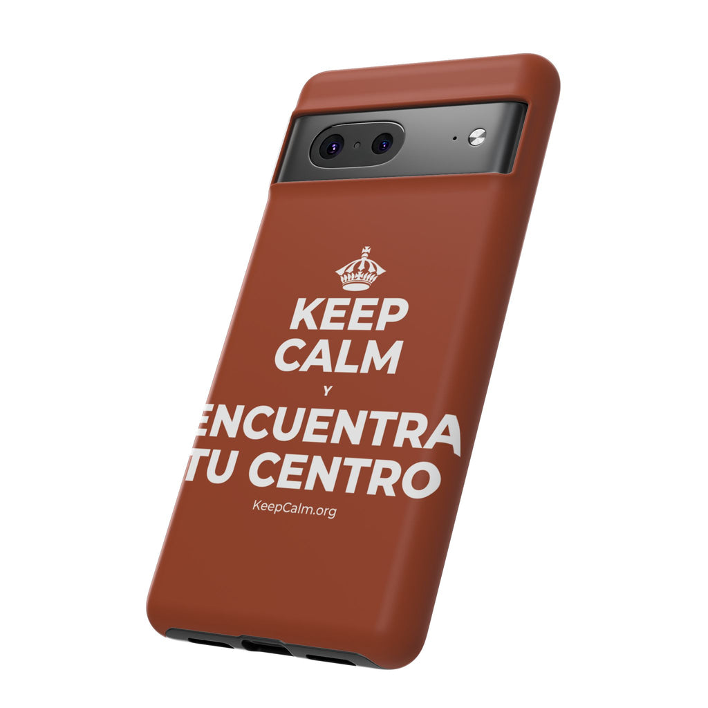 KEEP CALM Y ENCUENTRA TU CENTRO Phone Case
