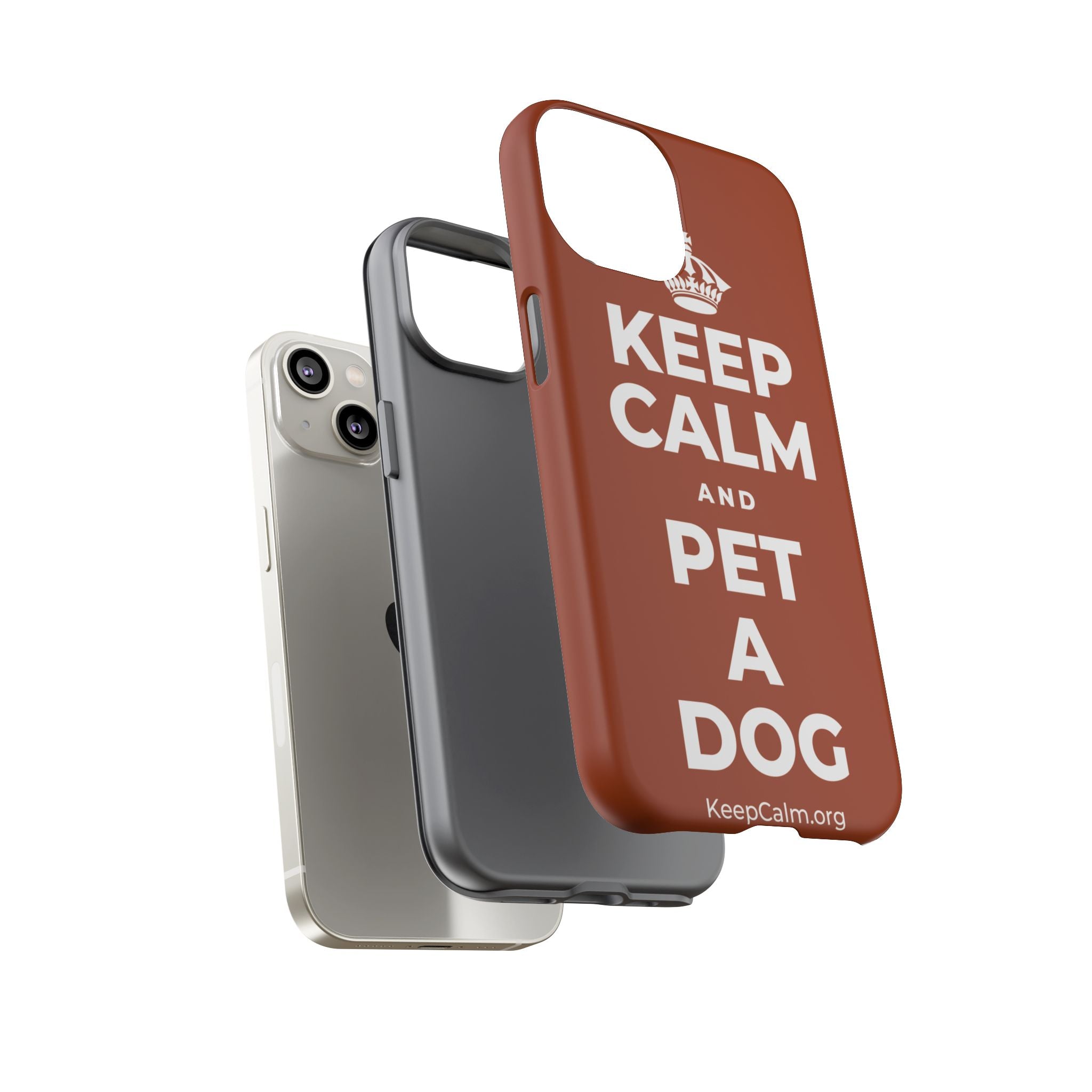 KEEP CALM AND PET A DOG Phone Case