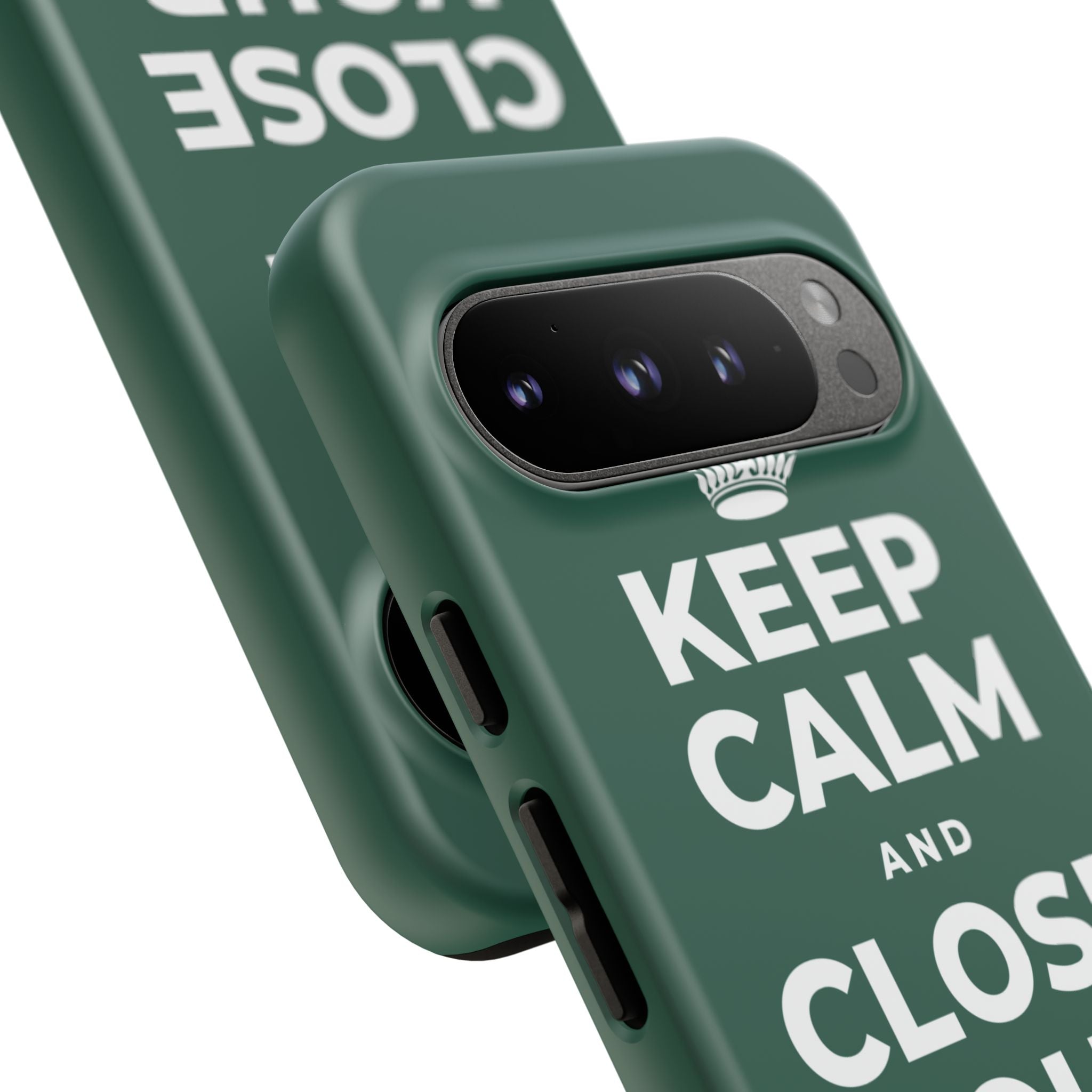 KEEP CALM AND CLOSE YOUR EYES A MOMENT Phone Case