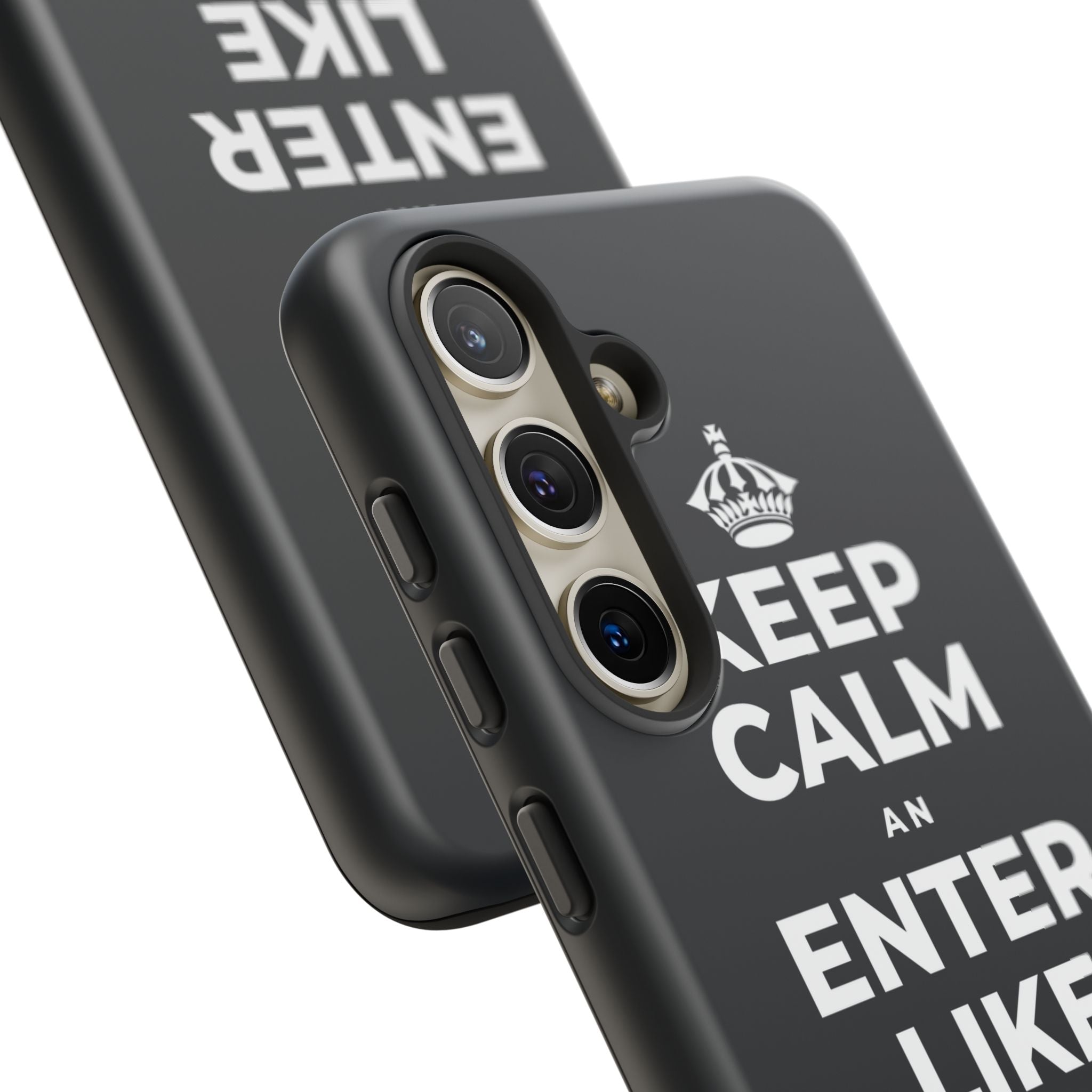 KEEP CALM AN ENTER LIKE SAY YOU BELONG Phone Case (Dark)
