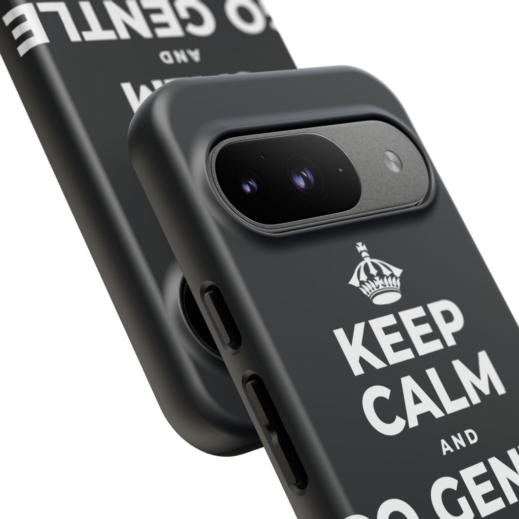 KEEP CALM AND GO GENTLE ON MONDAY Phone Case (Dark)
