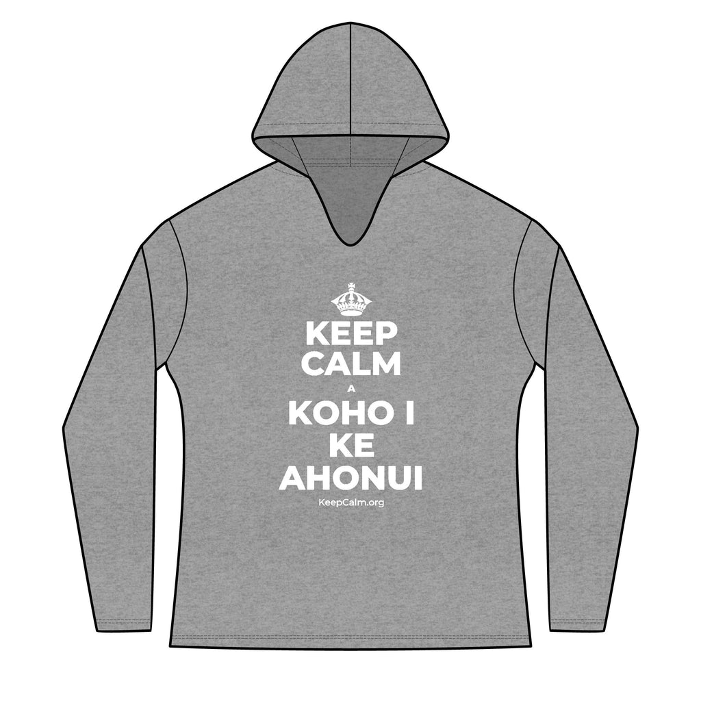 KEEP CALM A KOHO I KE AHONUI Women's Long Sleeve Hoodie