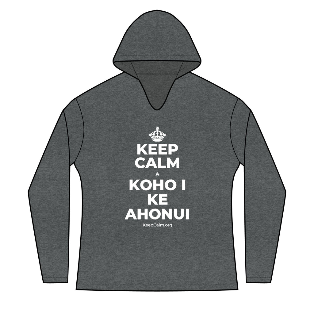 KEEP CALM A KOHO I KE AHONUI Women's Long Sleeve Hoodie