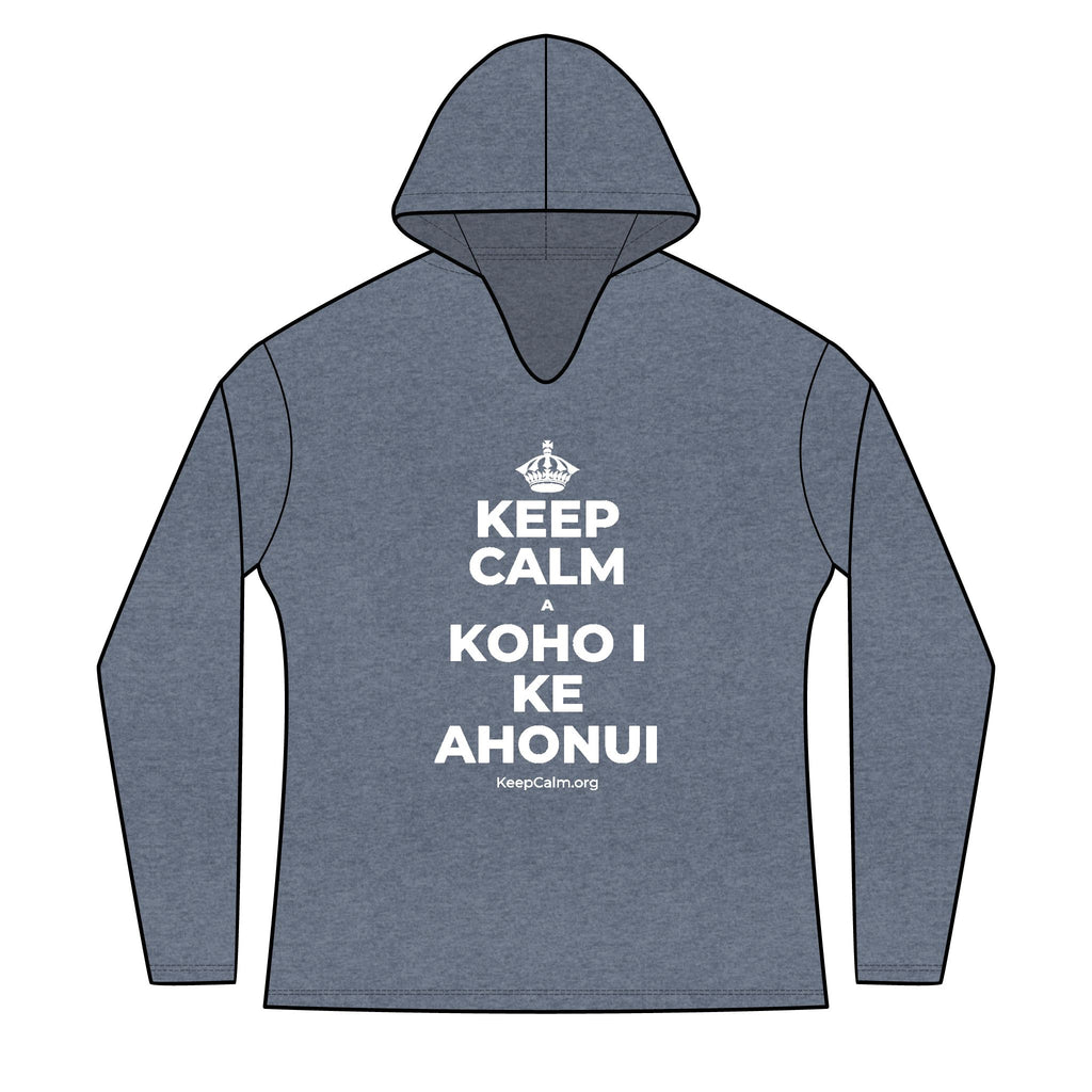 KEEP CALM A KOHO I KE AHONUI Women's Long Sleeve Hoodie