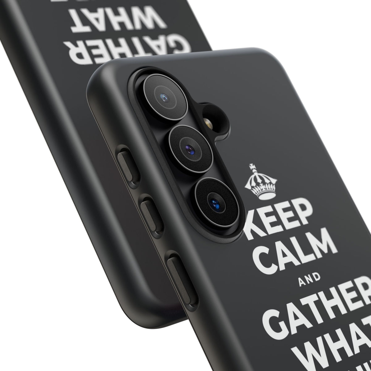 KEEP CALM AND GATHER WHAT YOU'RE GRATEFUL FOR Phone Case (Dark)