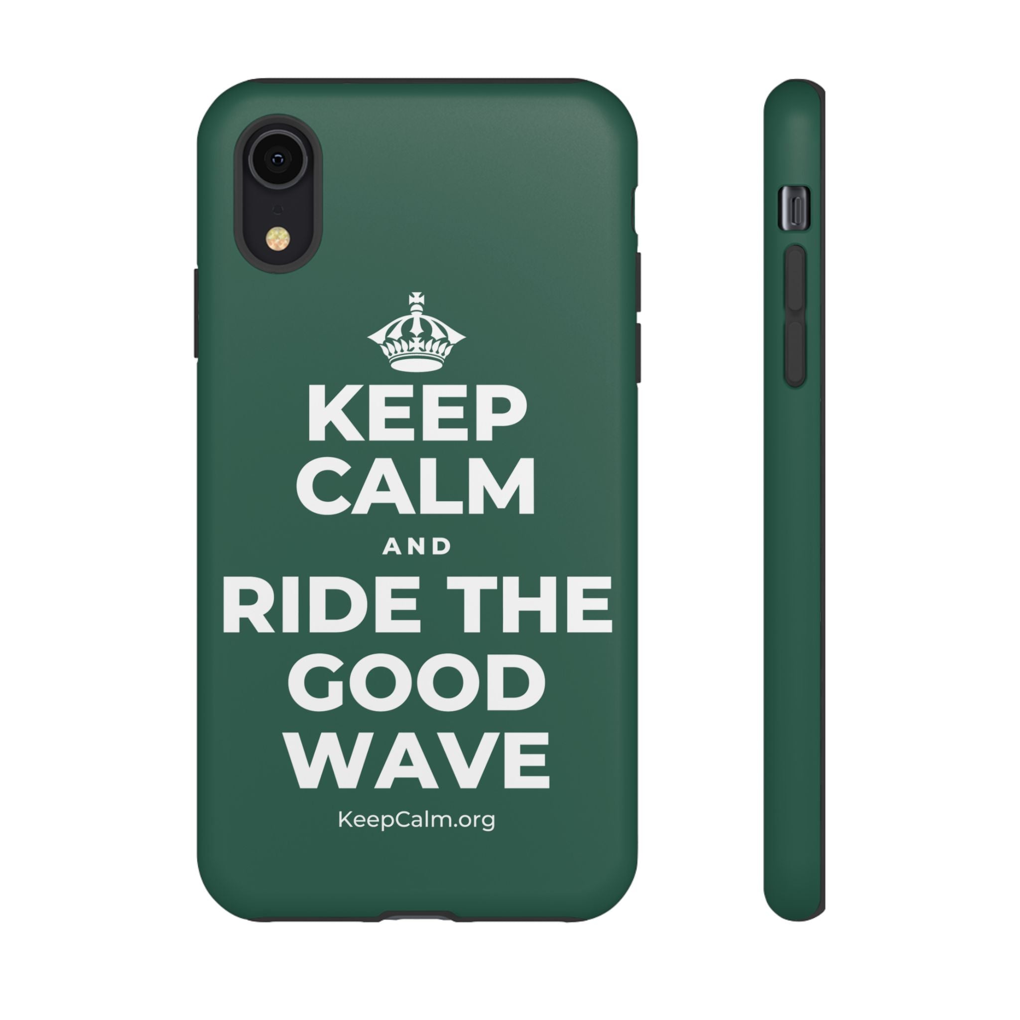 KEEP CALM AND RIDE THE GOOD WAVE Phone Case