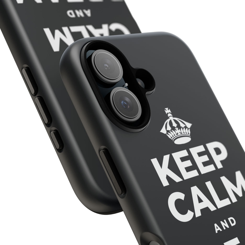 KEEP CALM AND DREAM BIG Phone Case (Dark)