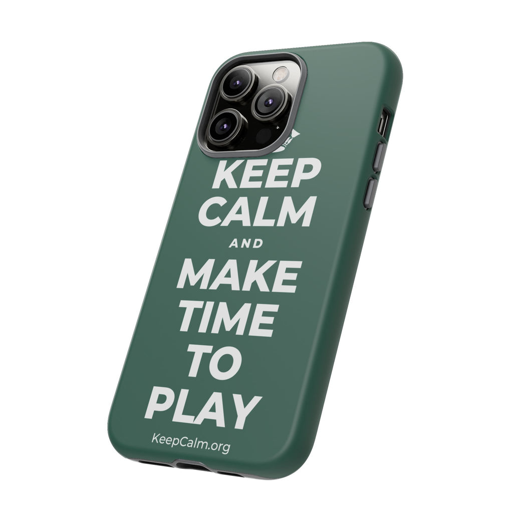 KEEP CALM AND MAKE TIME TO PLAY Phone Case