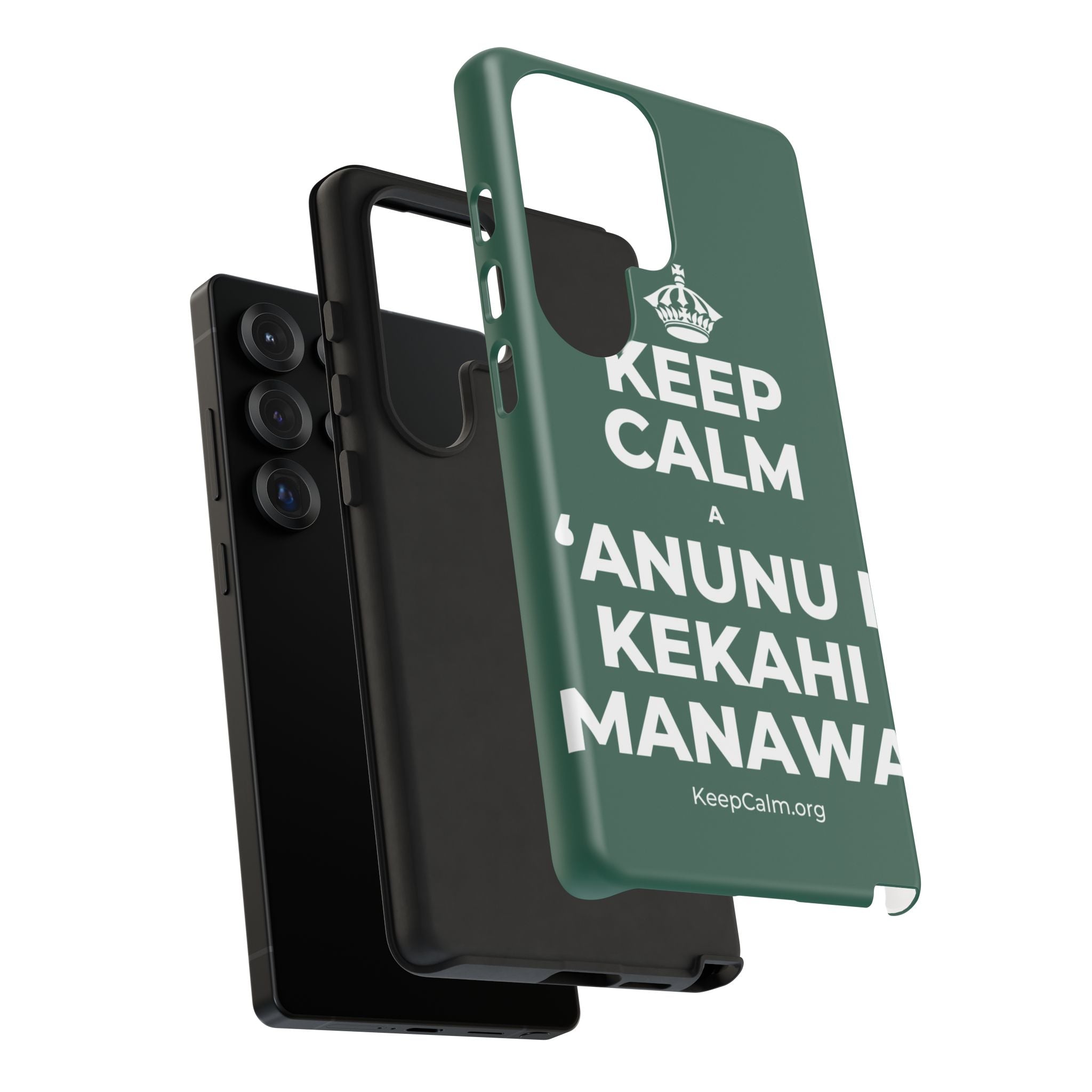 KEEP CALM A ʻANUNU I KEKAHI MANAWA Phone Case