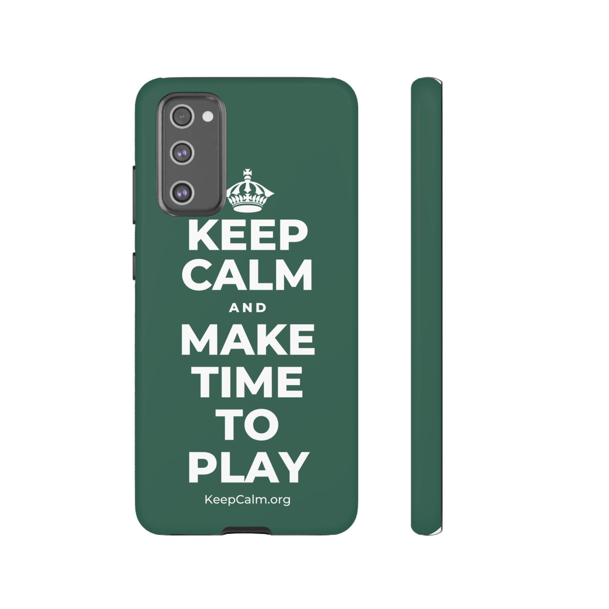 KEEP CALM AND MAKE TIME TO PLAY Phone Case