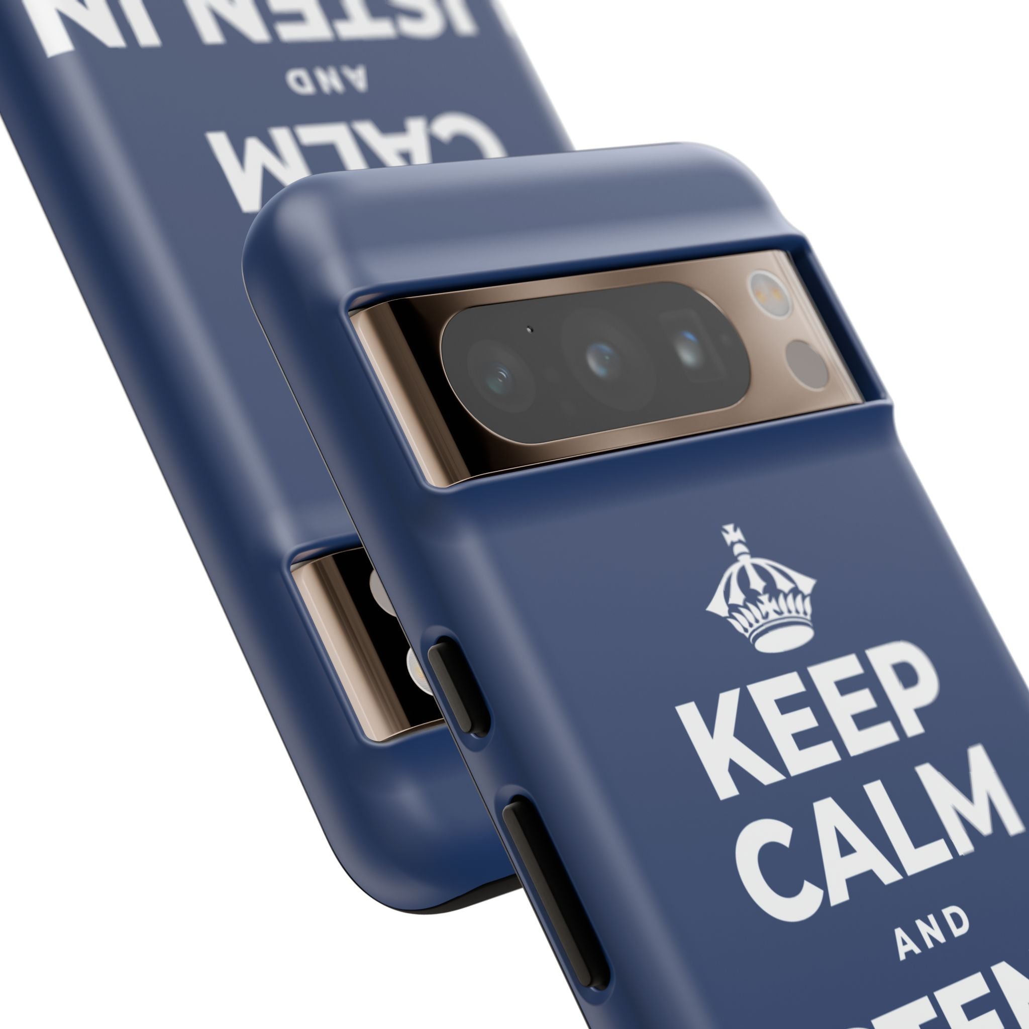 KEEP CALM AND LISTEN IN THE DARK Phone Case