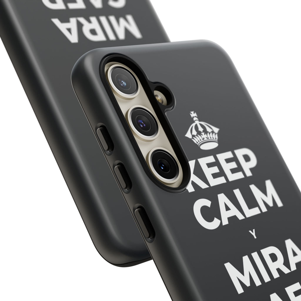 KEEP CALM Y MIRA CAER LA NIEVE Phone Case (Dark)
