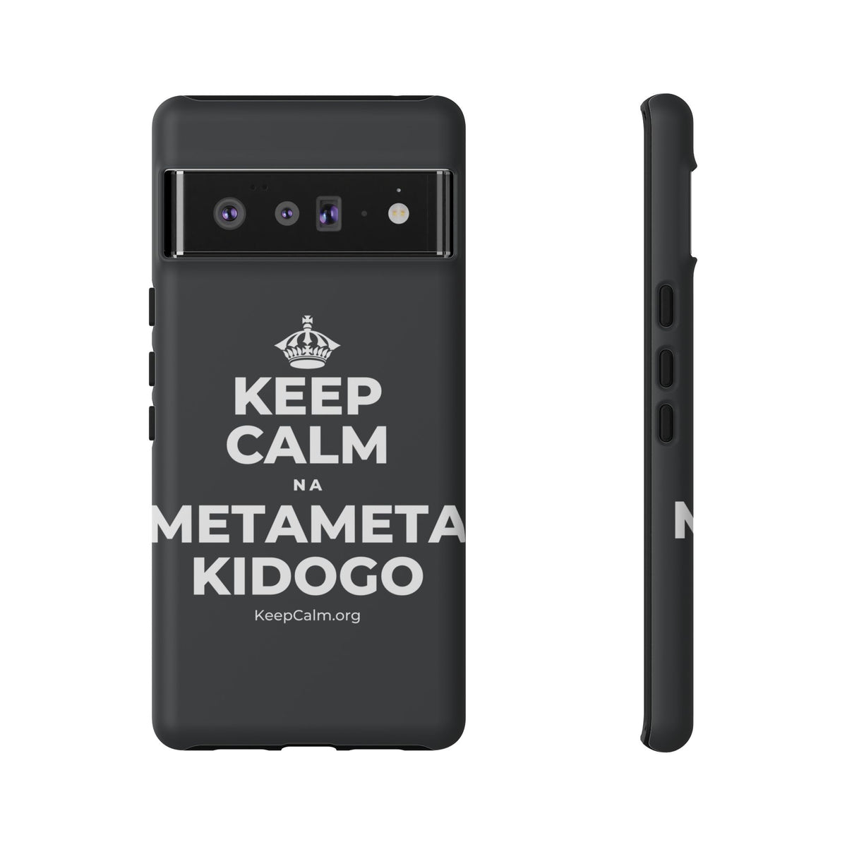 KEEP CALM NA METAMETA KIDOGO Phone Case (Dark)