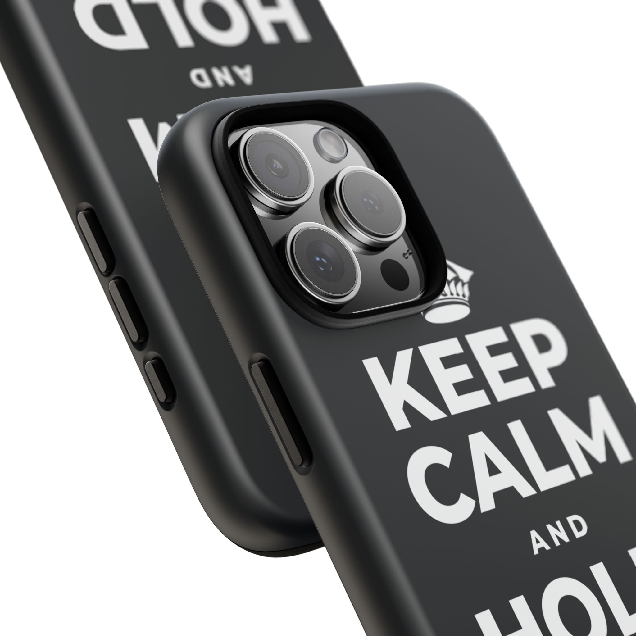 KEEP CALM AND HOLD THE DOOR Phone Case (Dark)