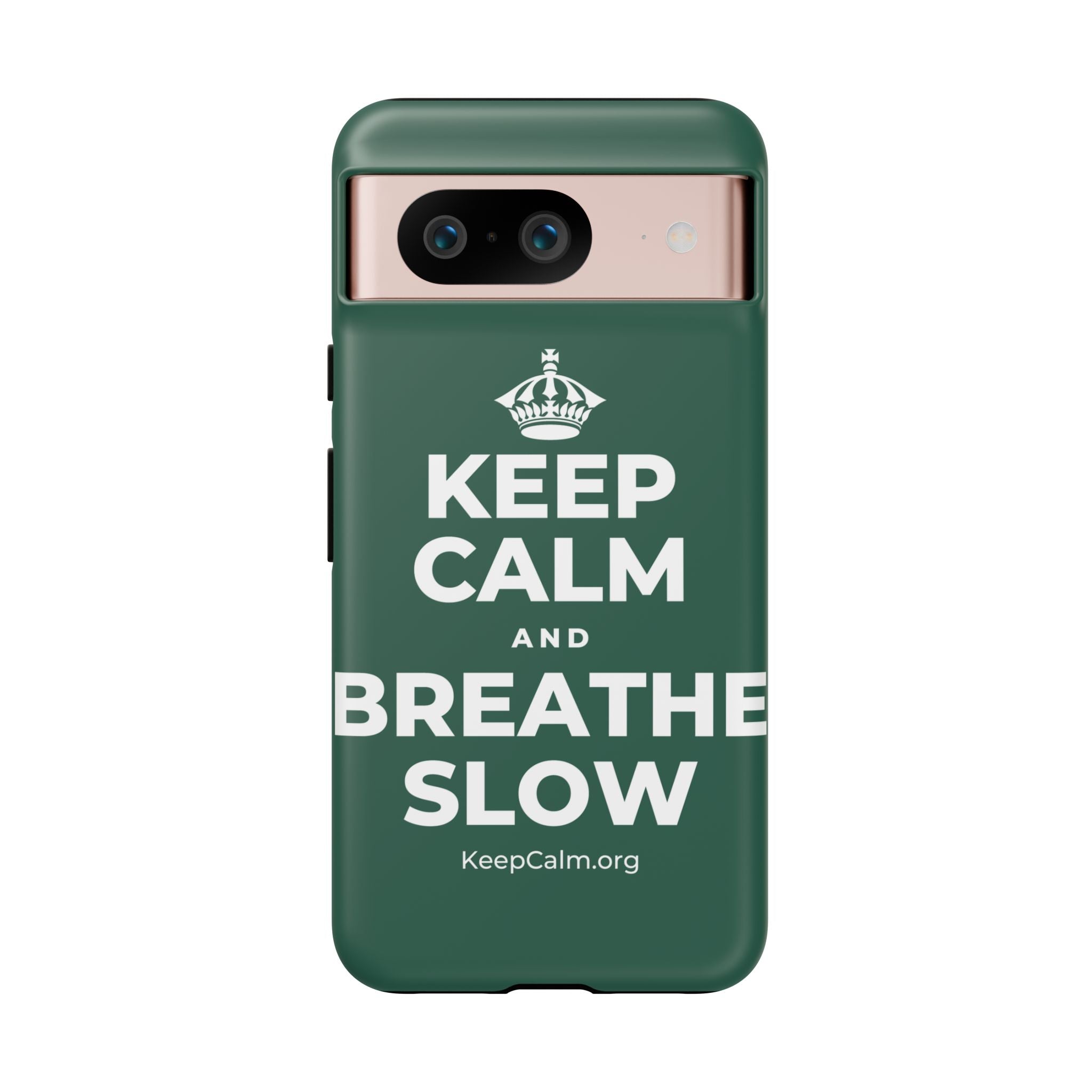 KEEP CALM AND BREATHE SLOW Phone Case