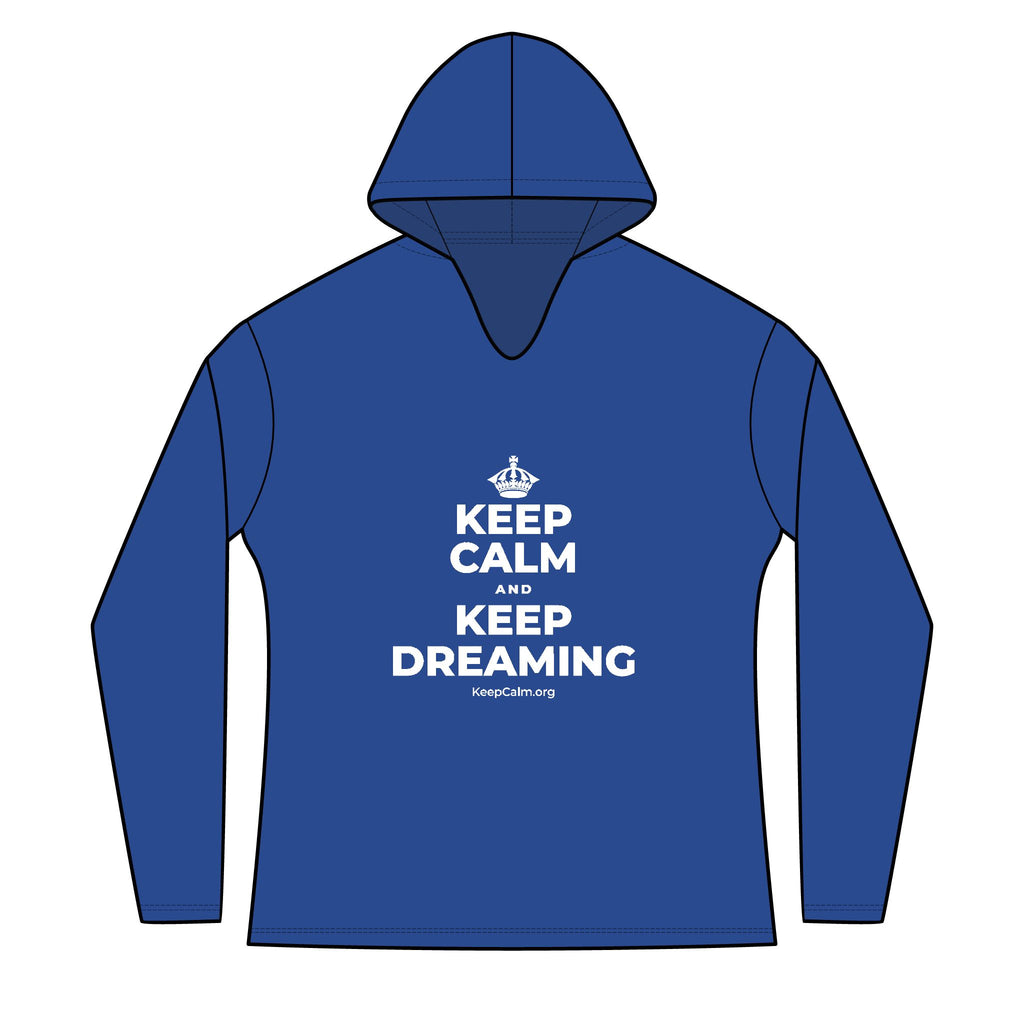 KEEP CALM AND KEEP DREAMING Women's Long Sleeve Hoodie