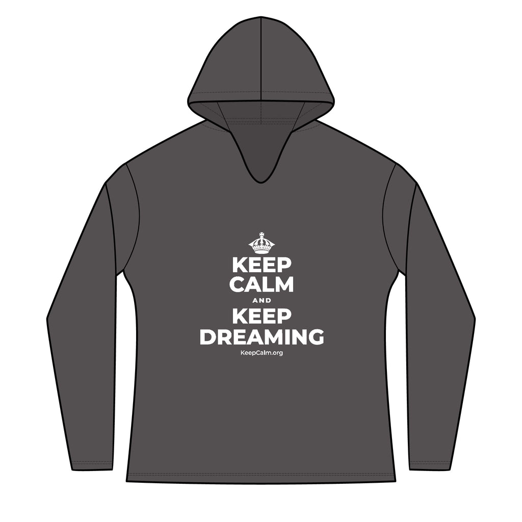 KEEP CALM AND KEEP DREAMING Women's Long Sleeve Hoodie