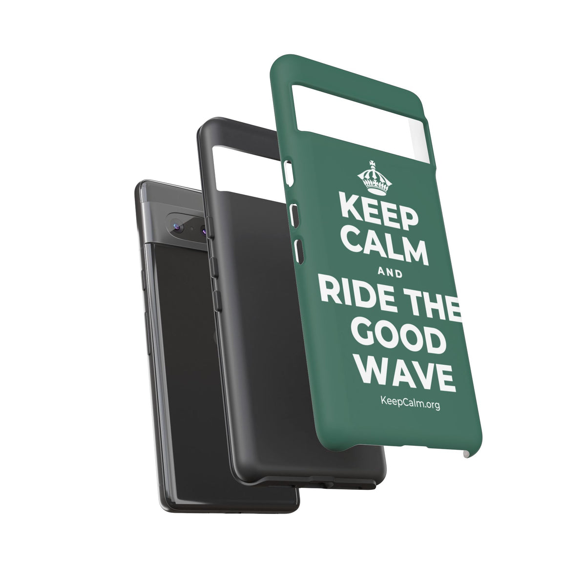 KEEP CALM AND RIDE THE GOOD WAVE Phone Case