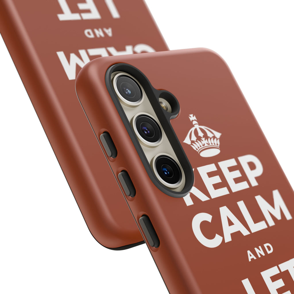 KEEP CALM AND LET PEOPLE HELP Phone Case