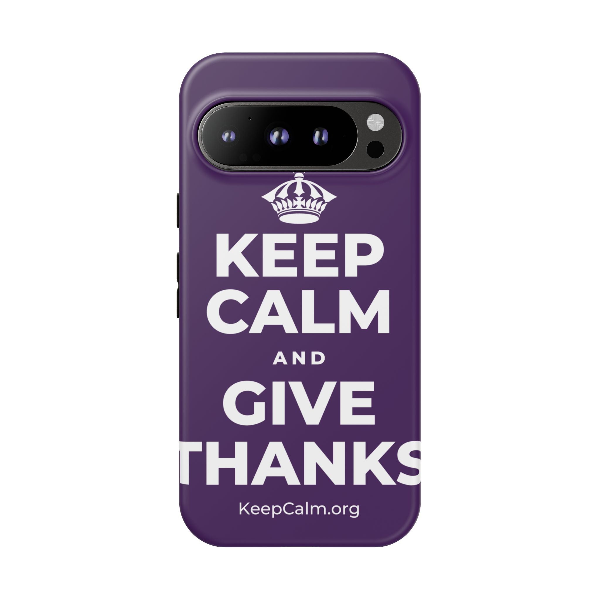KEEP CALM AND GIVE THANKS Phone Case