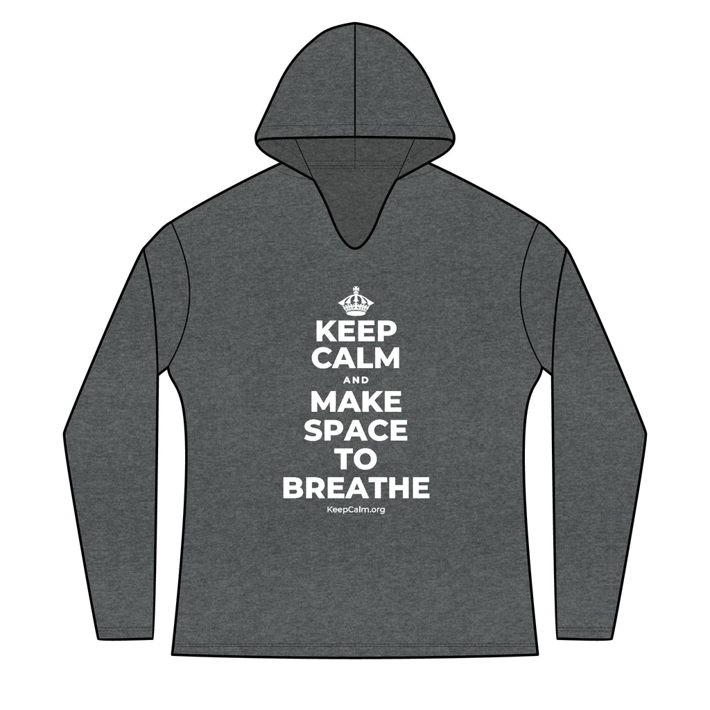 KEEP CALM AND MAKE SPACE TO BREATHE Women's Long Sleeve Hoodie