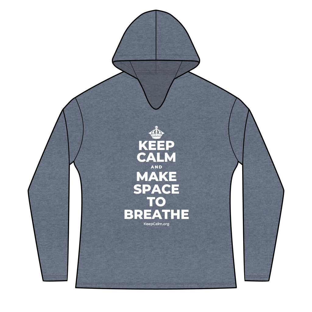 KEEP CALM AND MAKE SPACE TO BREATHE Women's Long Sleeve Hoodie
