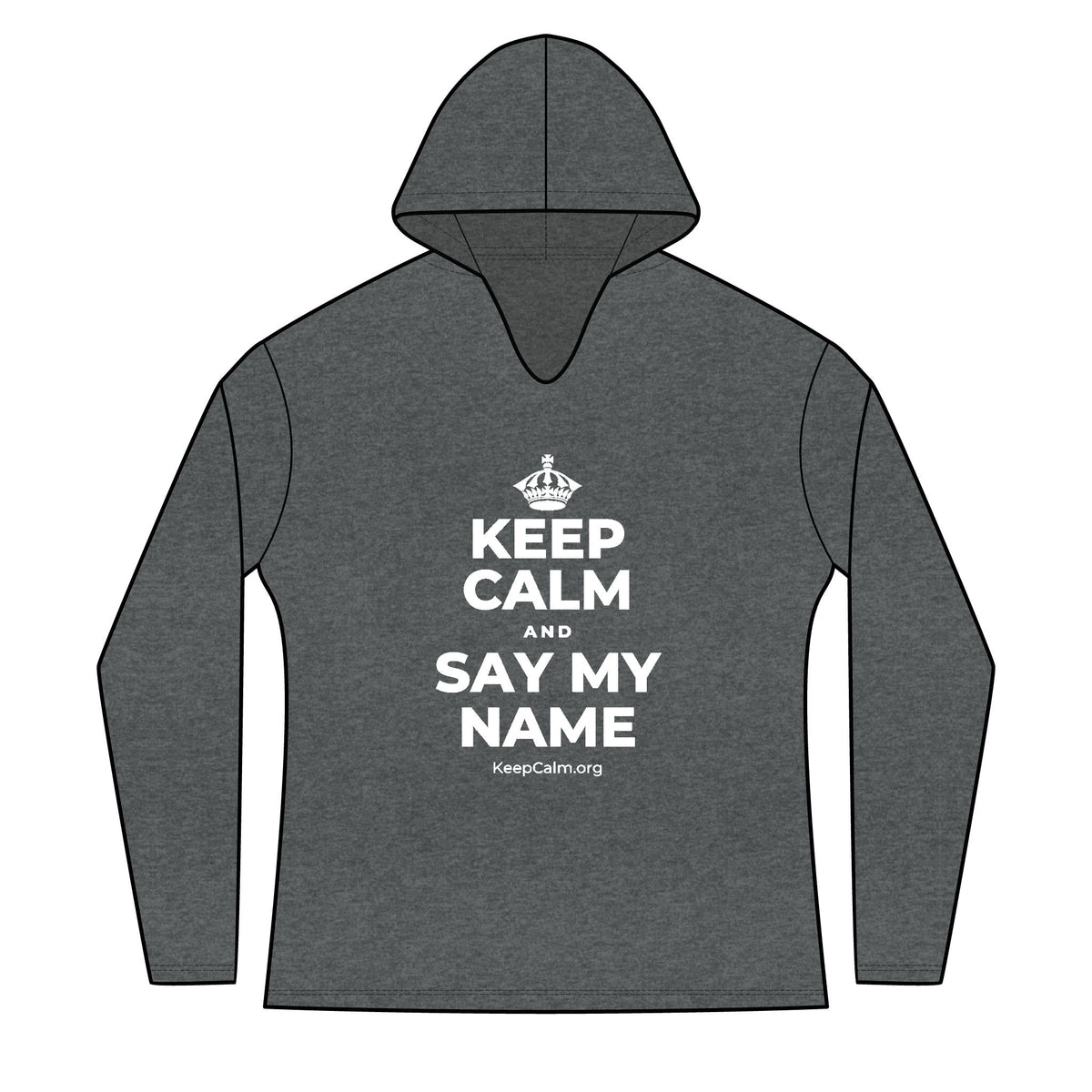 KEEP CALM AND SAY MY NAME Women's Long Sleeve Hoodie