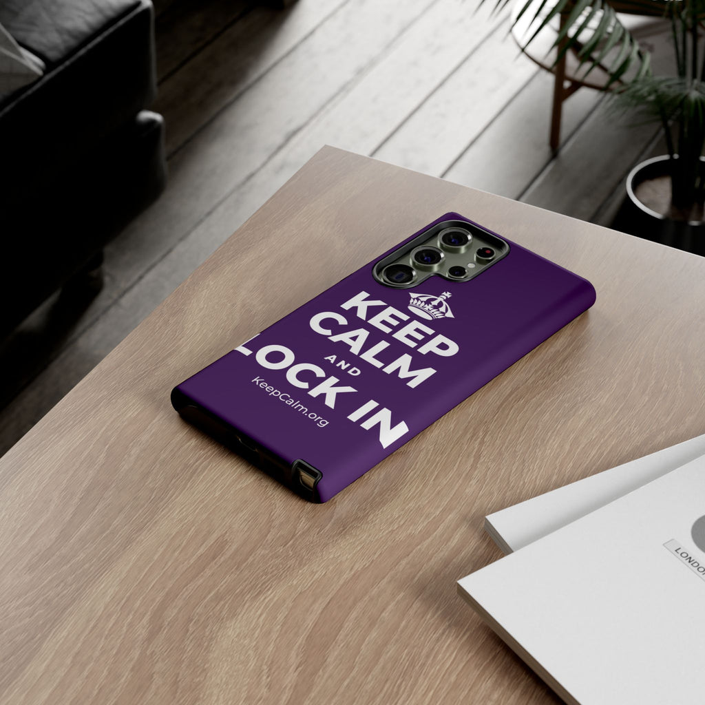 KEEP CALM AND LOCK IN Phone Case