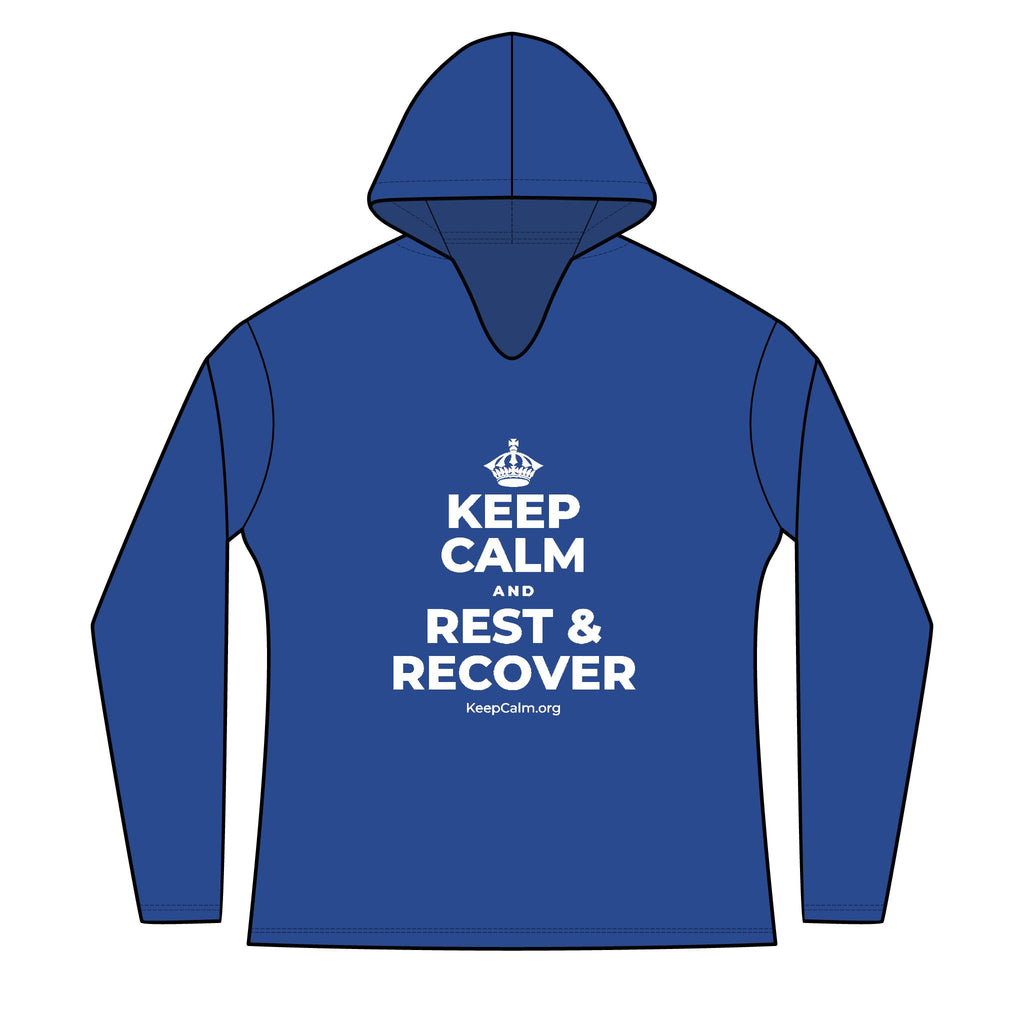 KEEP CALM AND REST & RECOVER Women's Long Sleeve Hoodie